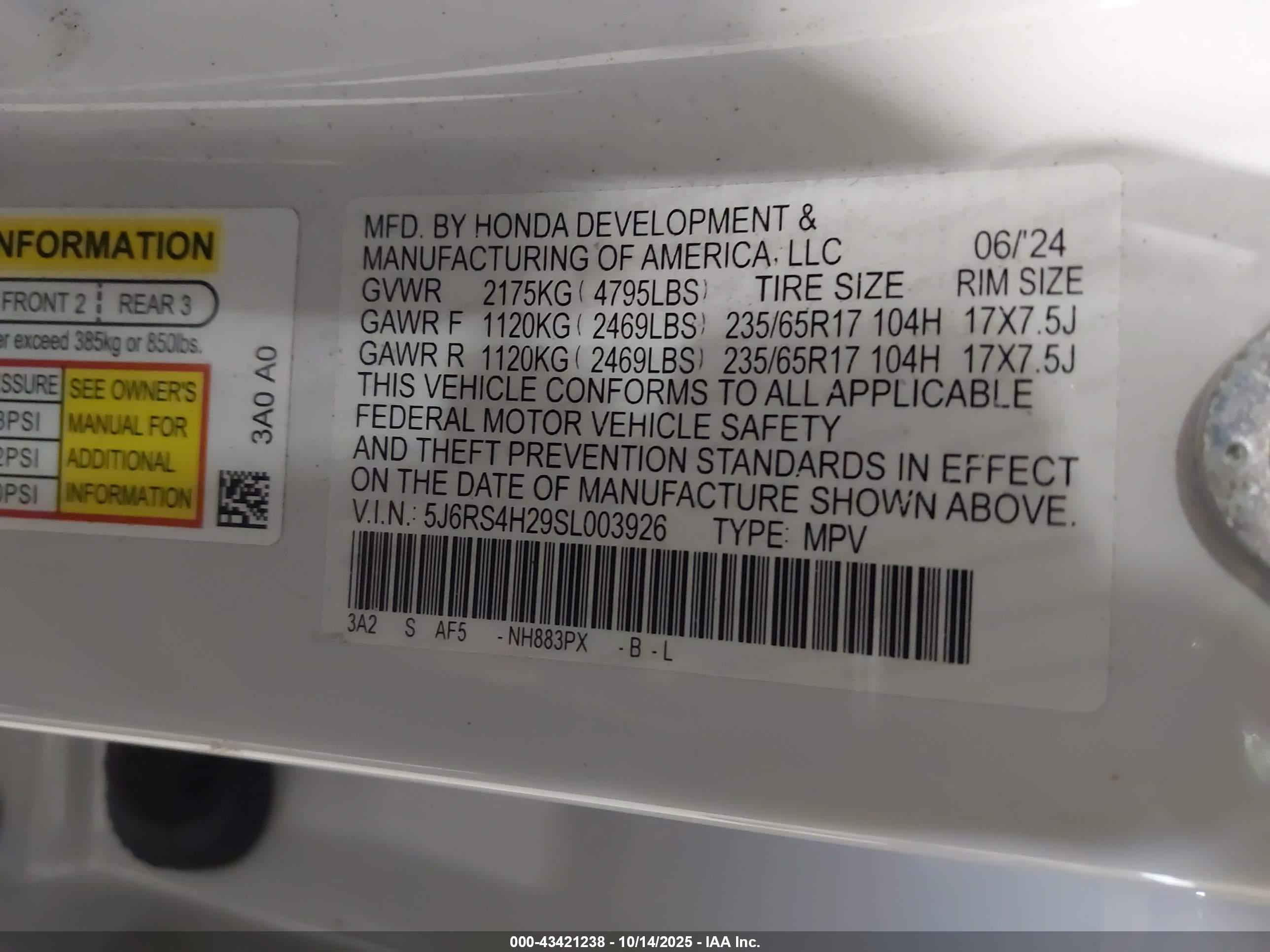 HONDA CR-V image 9