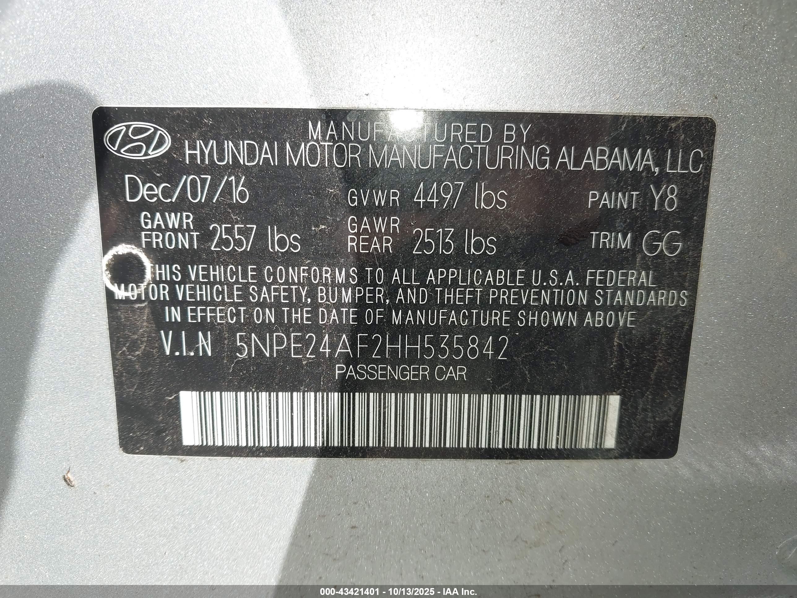 HYUNDAI SONATA image 9