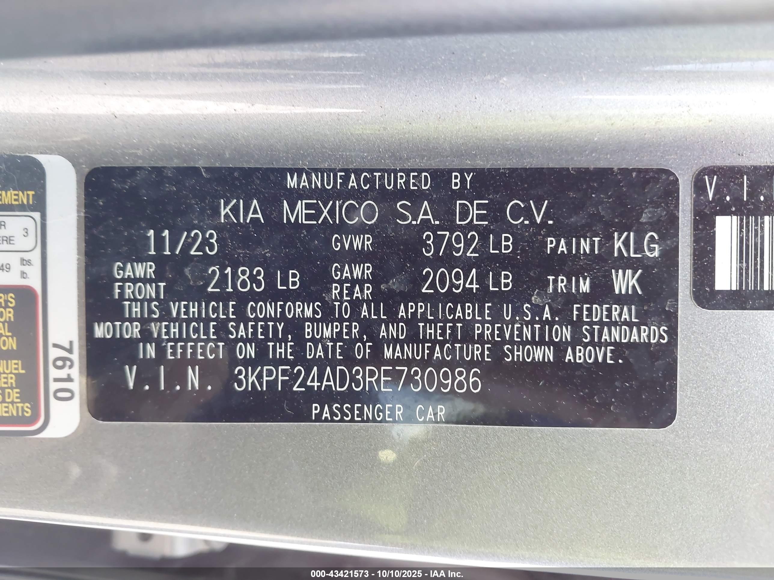 KIA FORTE image 9