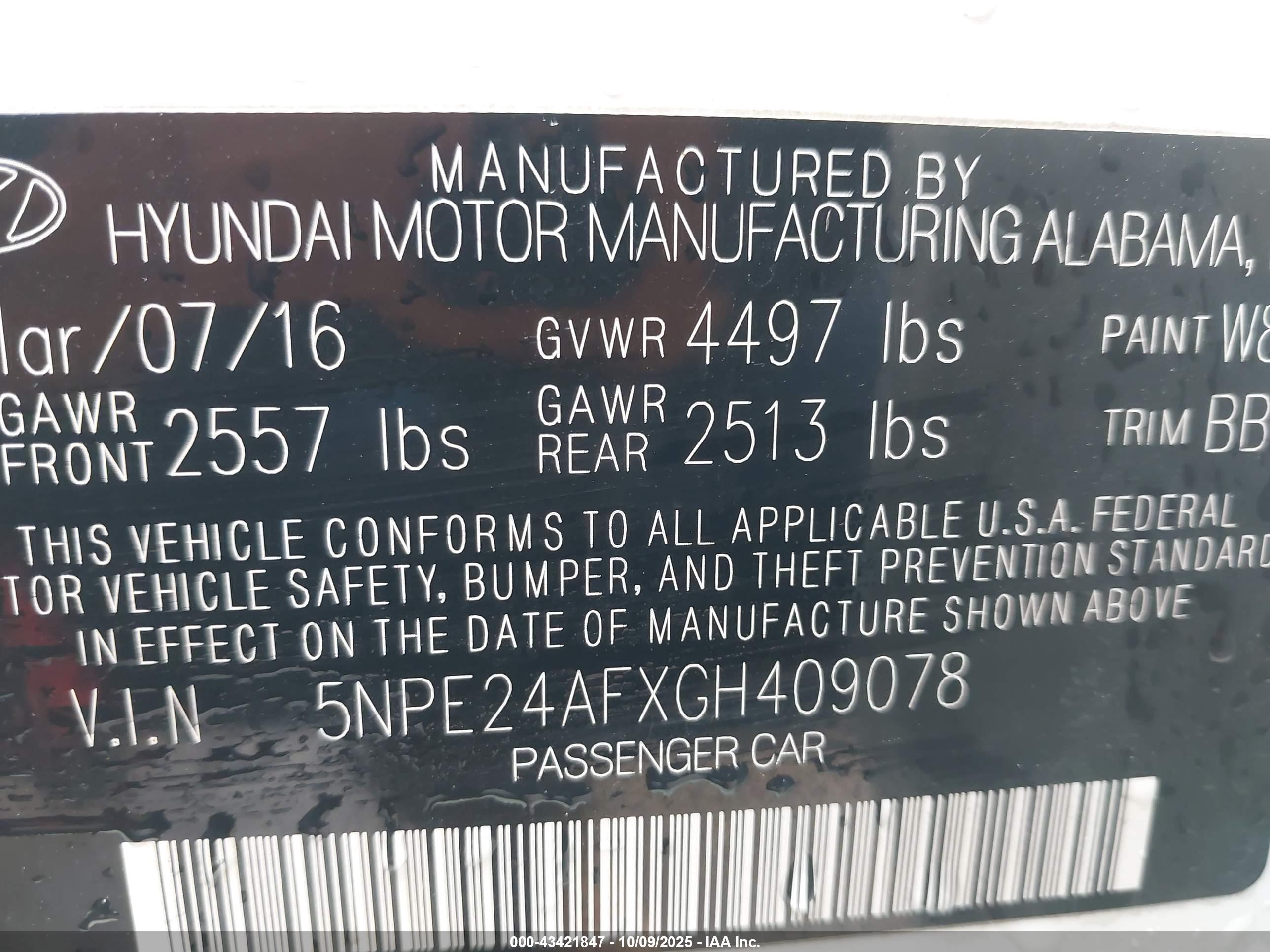 HYUNDAI SONATA image 9