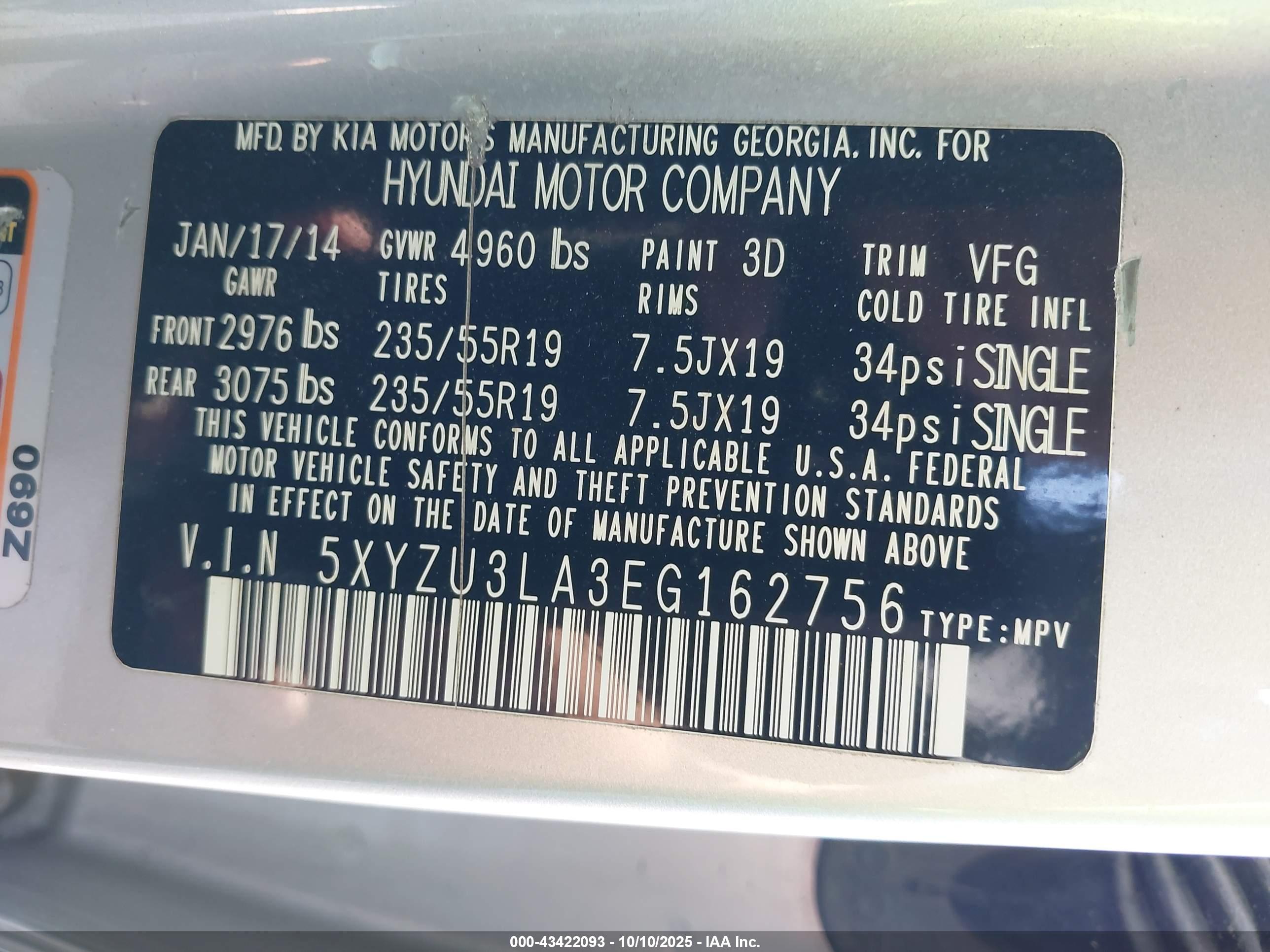 HYUNDAI SANTA image 9