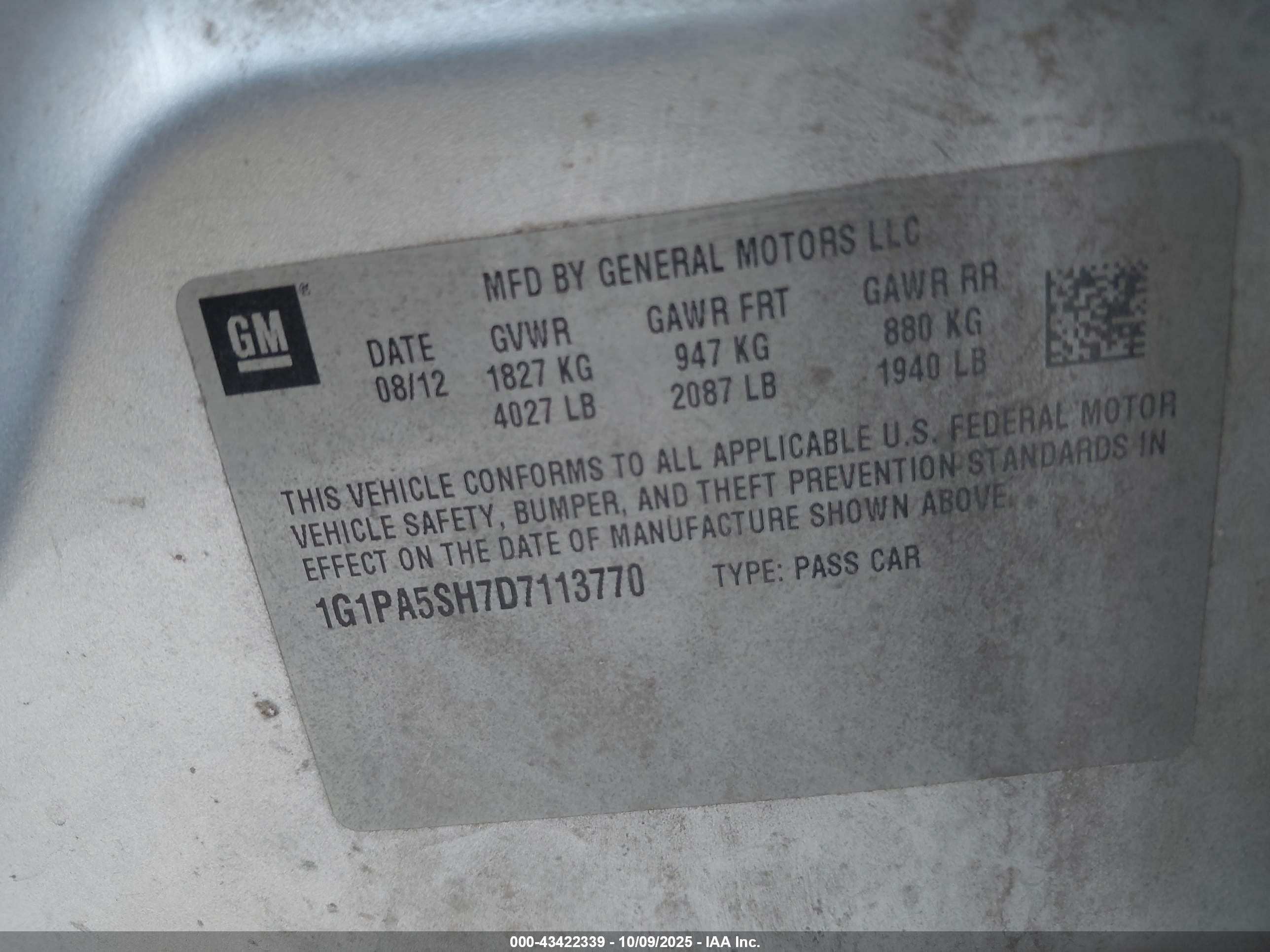 CHEVROLET CRUZE image 9
