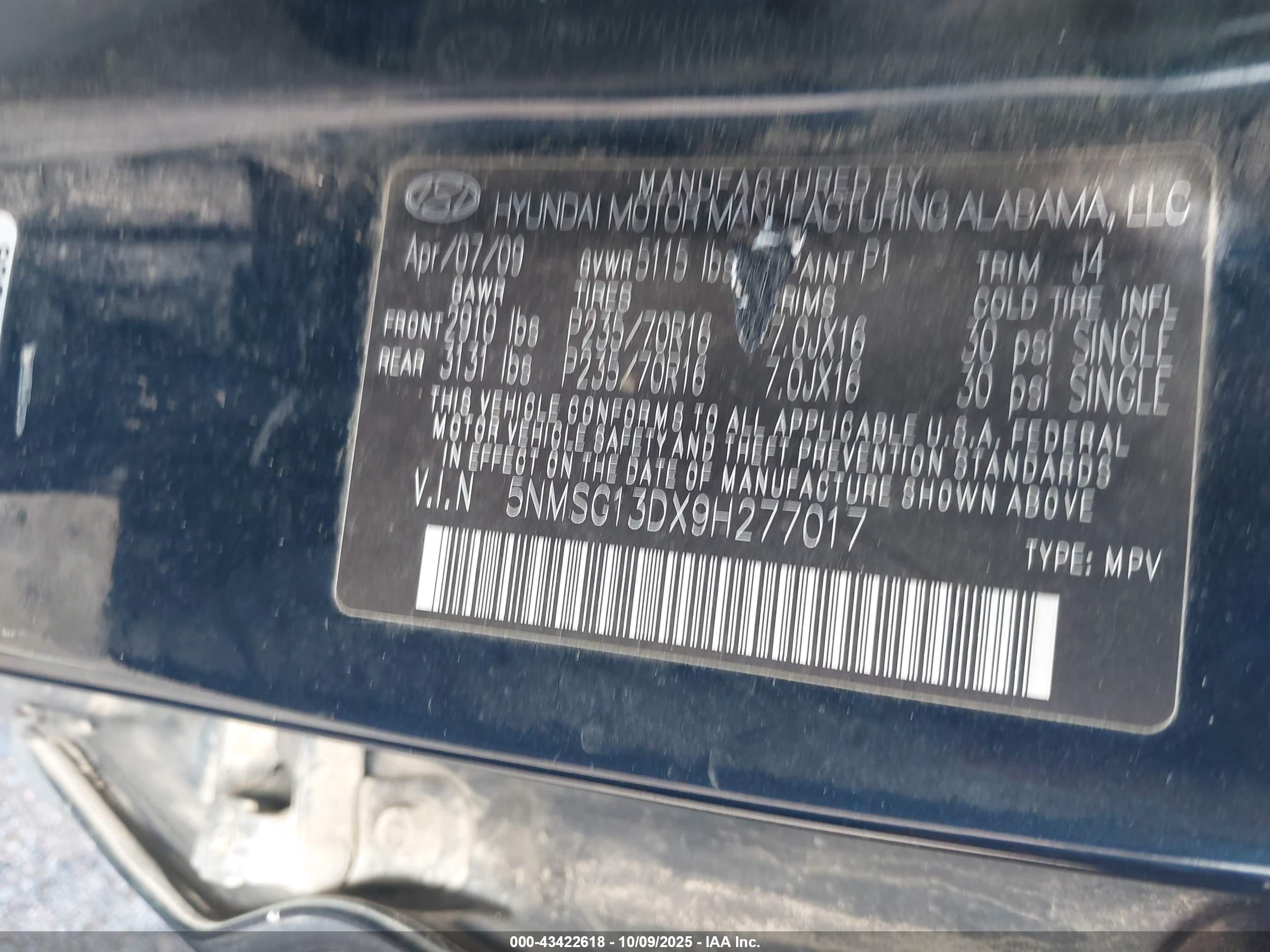 HYUNDAI SANTA image 9
