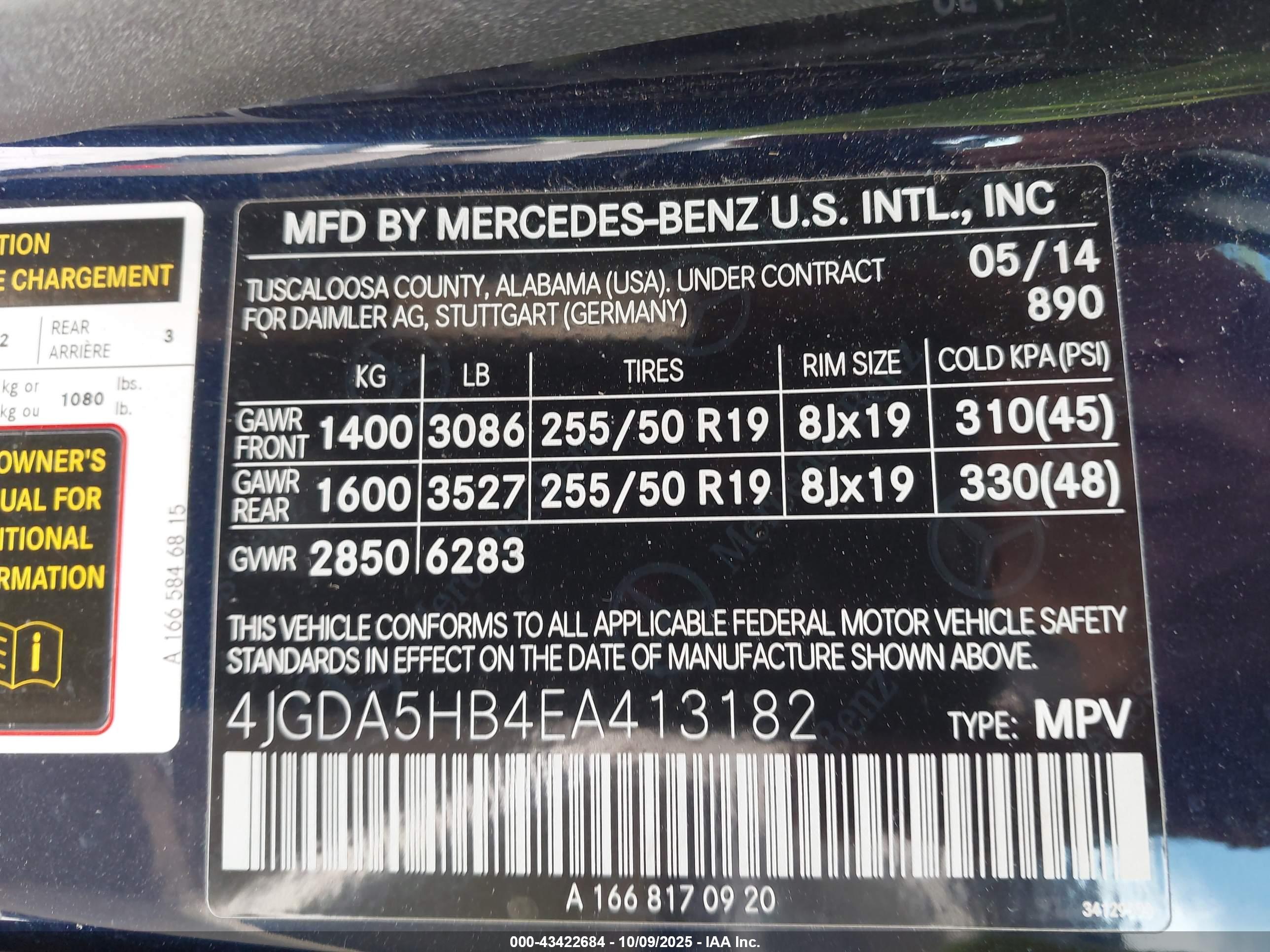 MERCEDES-BENZ ML image 9