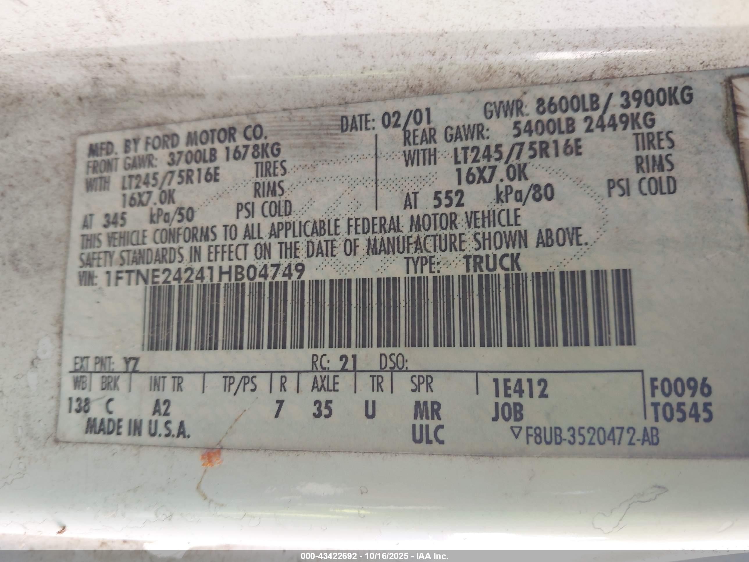 FORD E-250 image 9