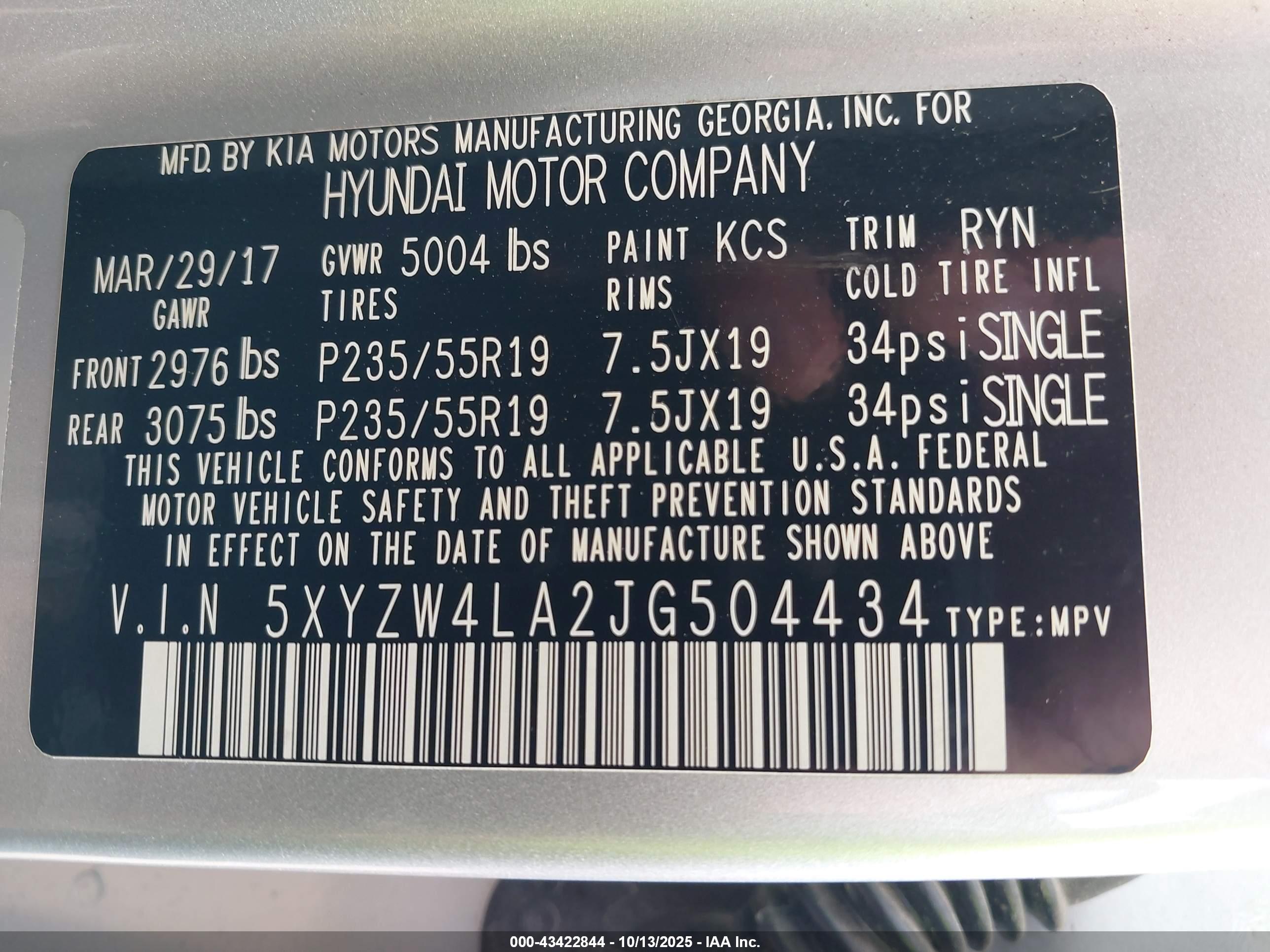 HYUNDAI SANTA image 9
