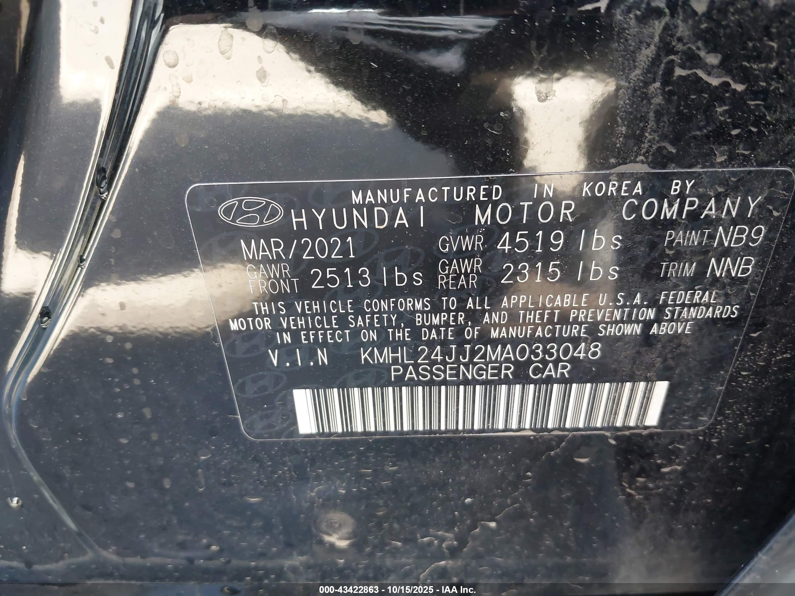 HYUNDAI SONATA image 9