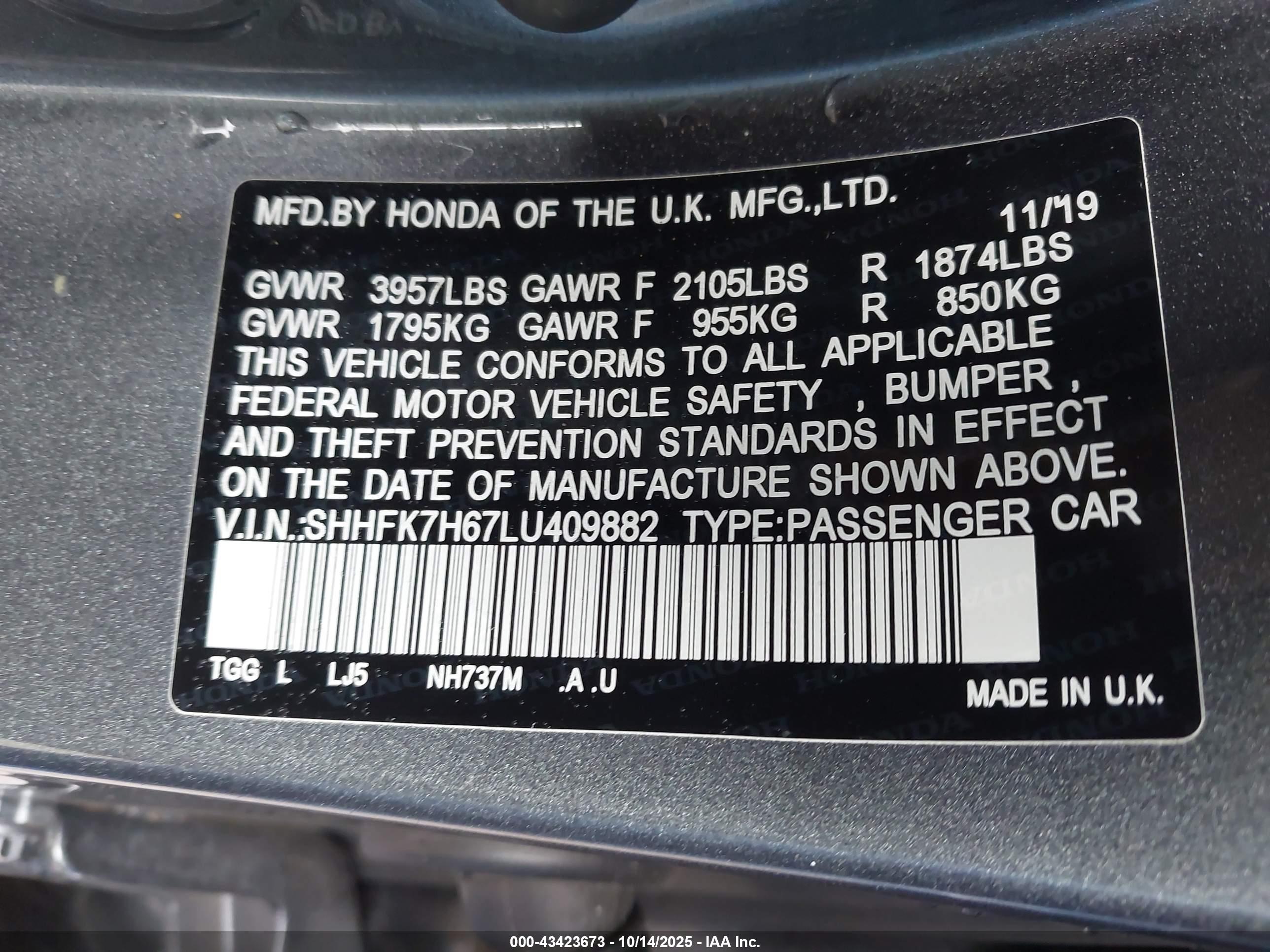 HONDA CIVIC image 9