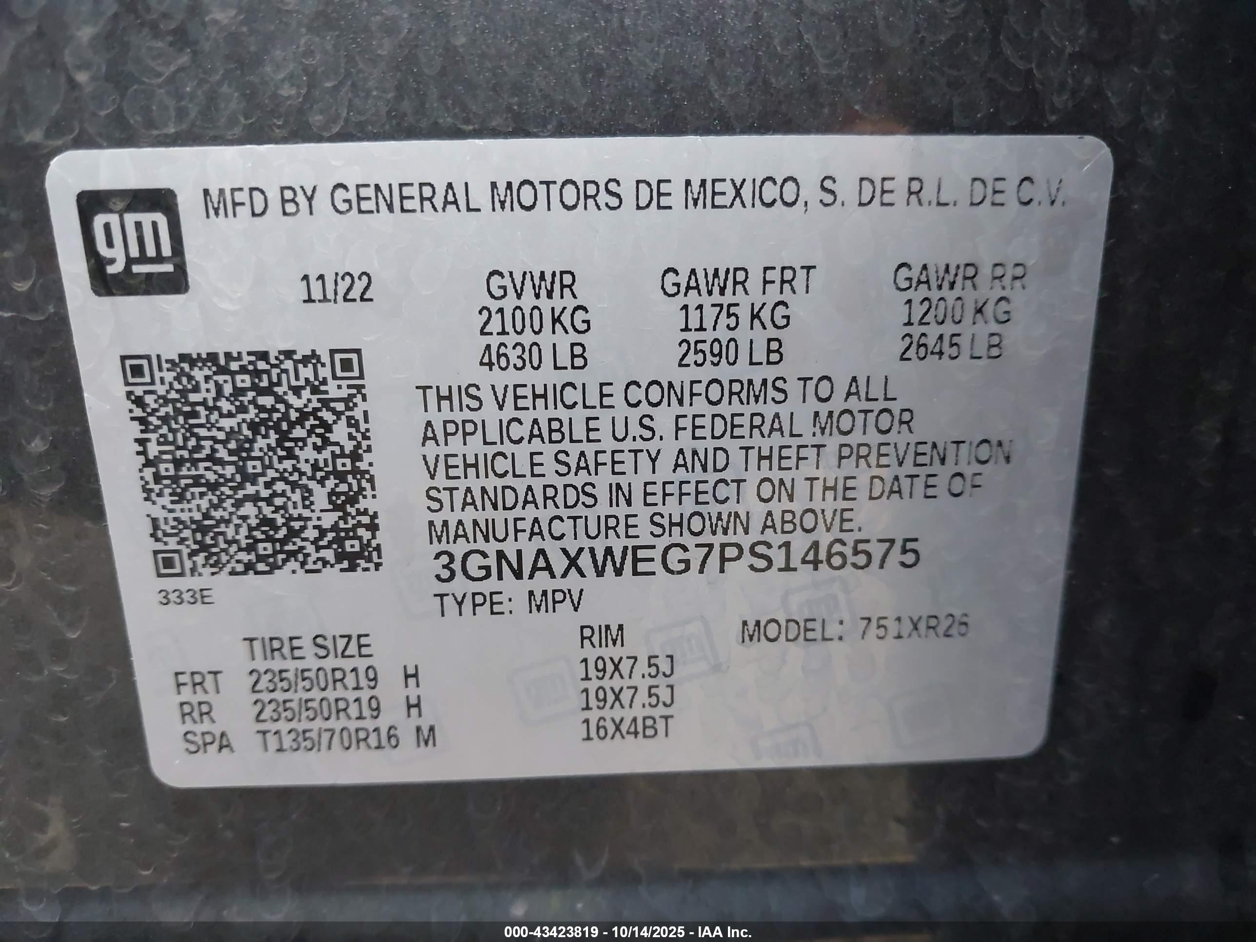 CHEVROLET EQUINOX image 9
