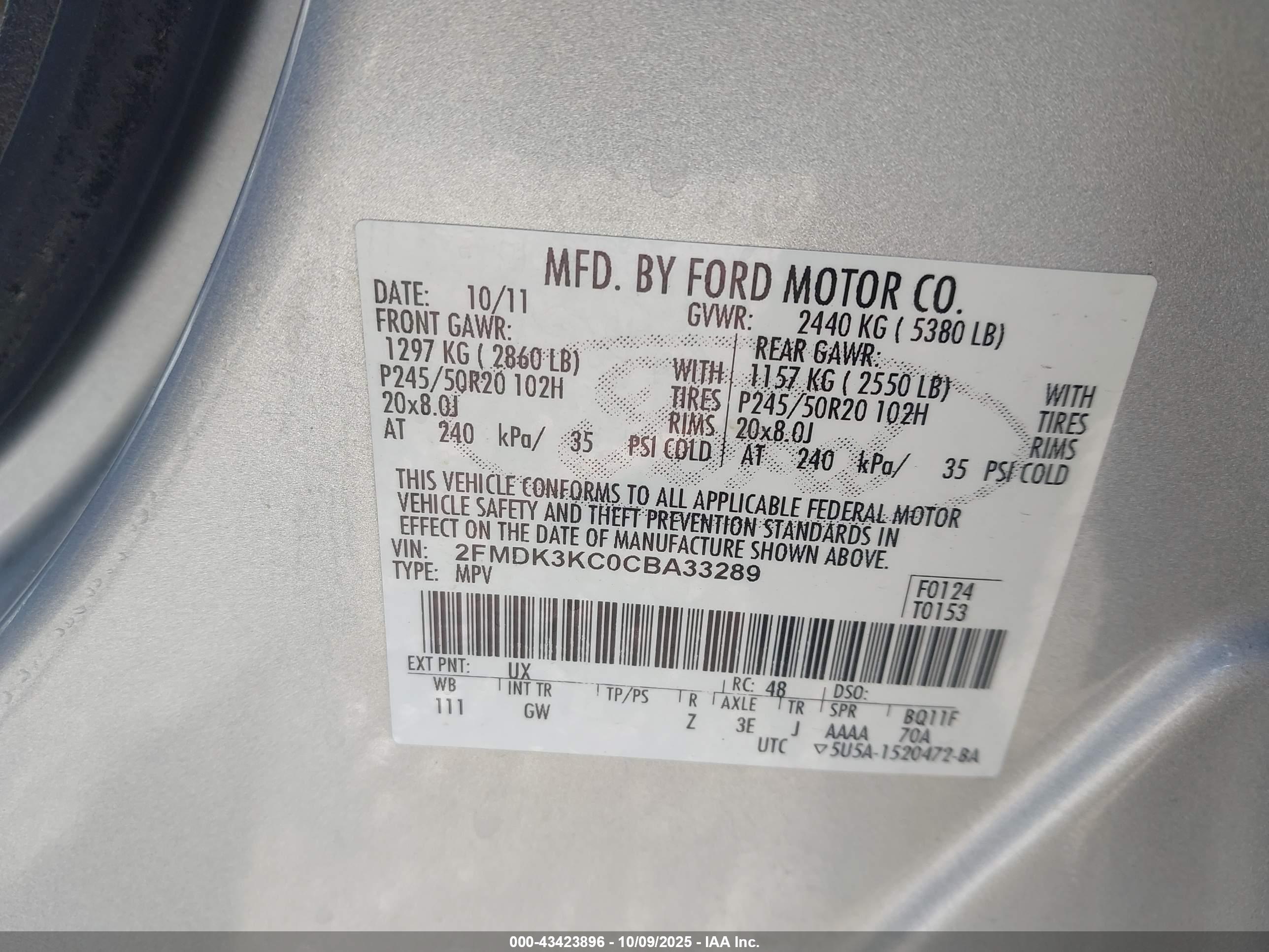 FORD EDGE image 9
