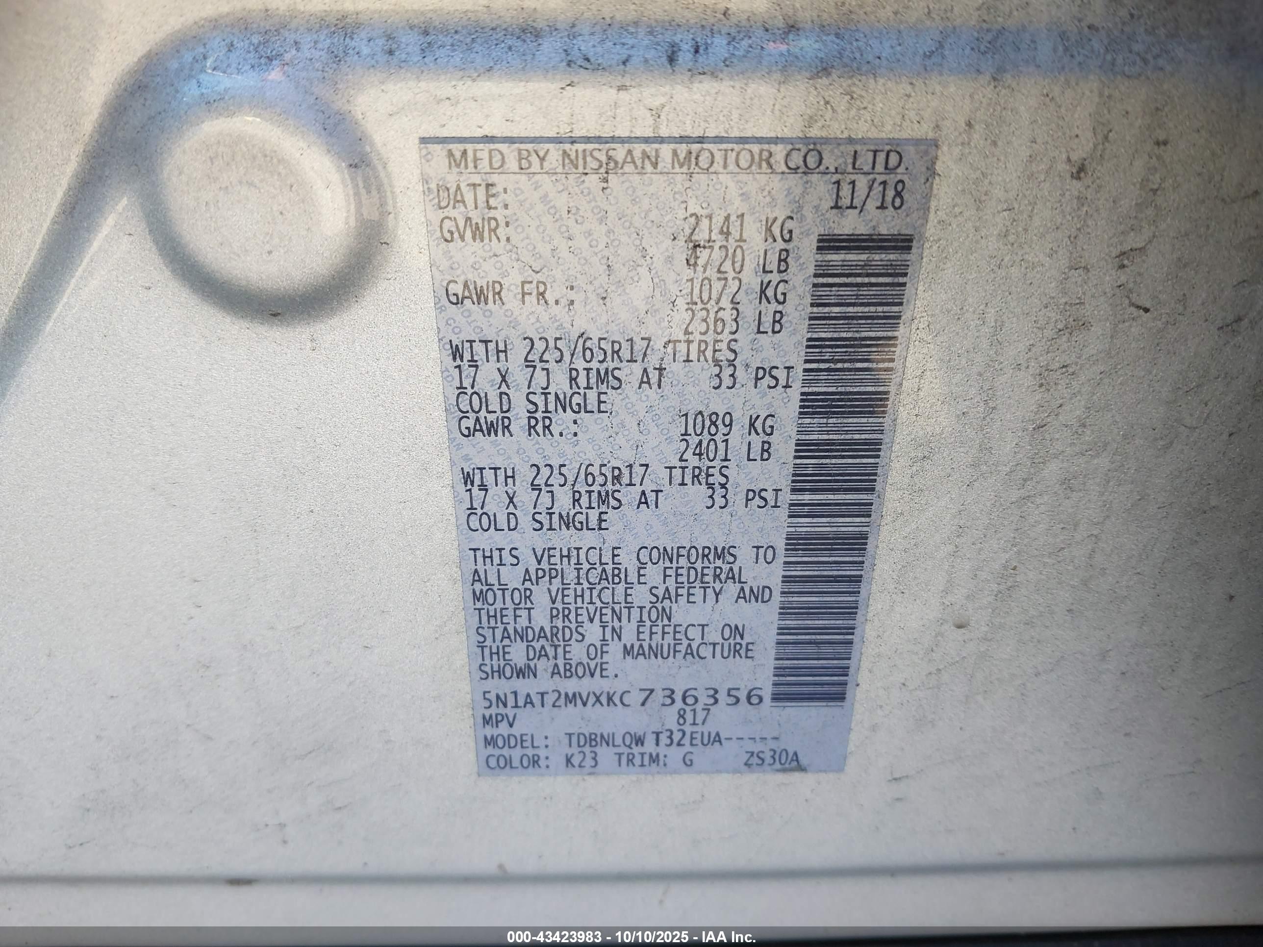 NISSAN ROGUE image 9