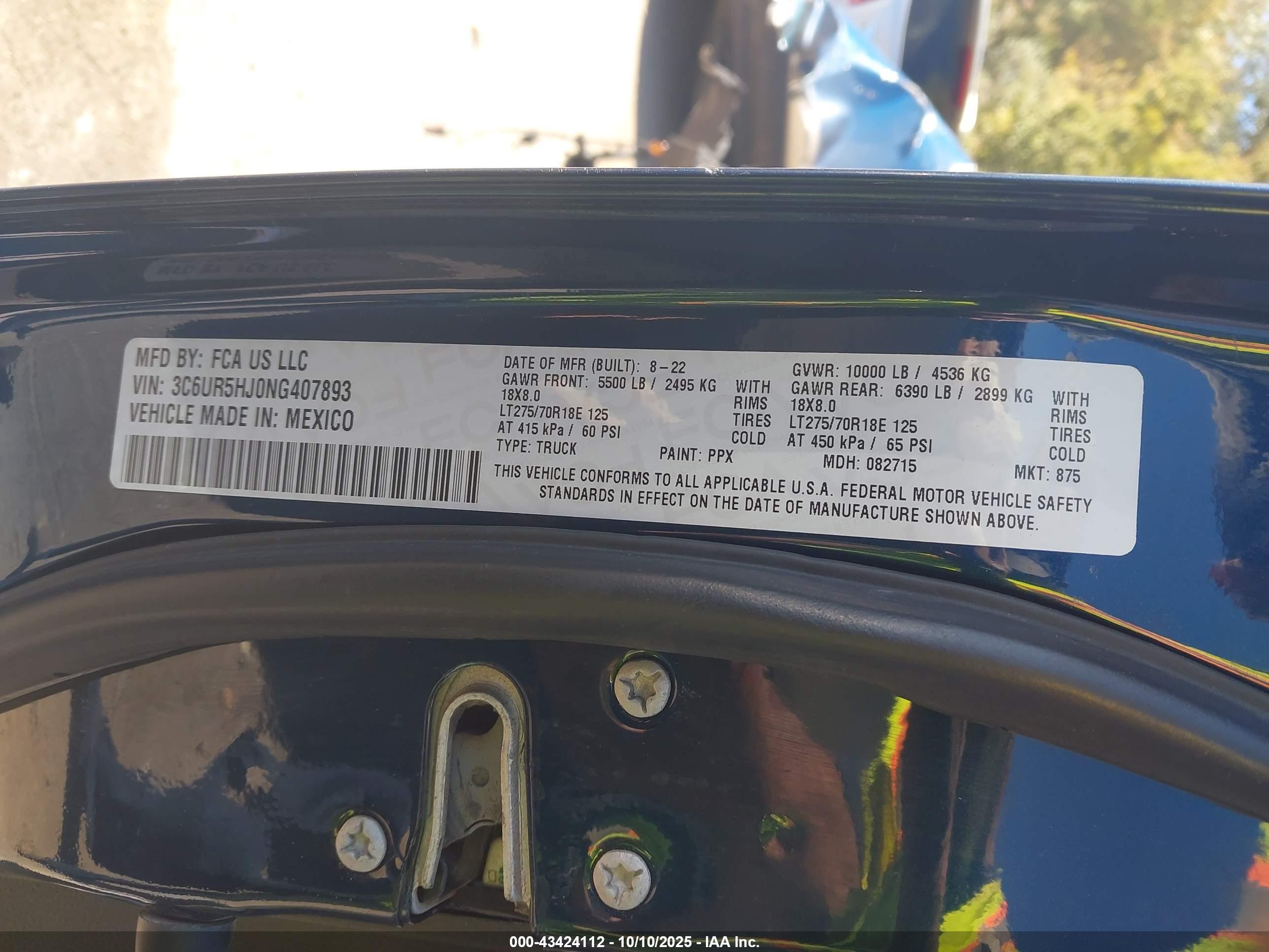 RAM 2500 image 9