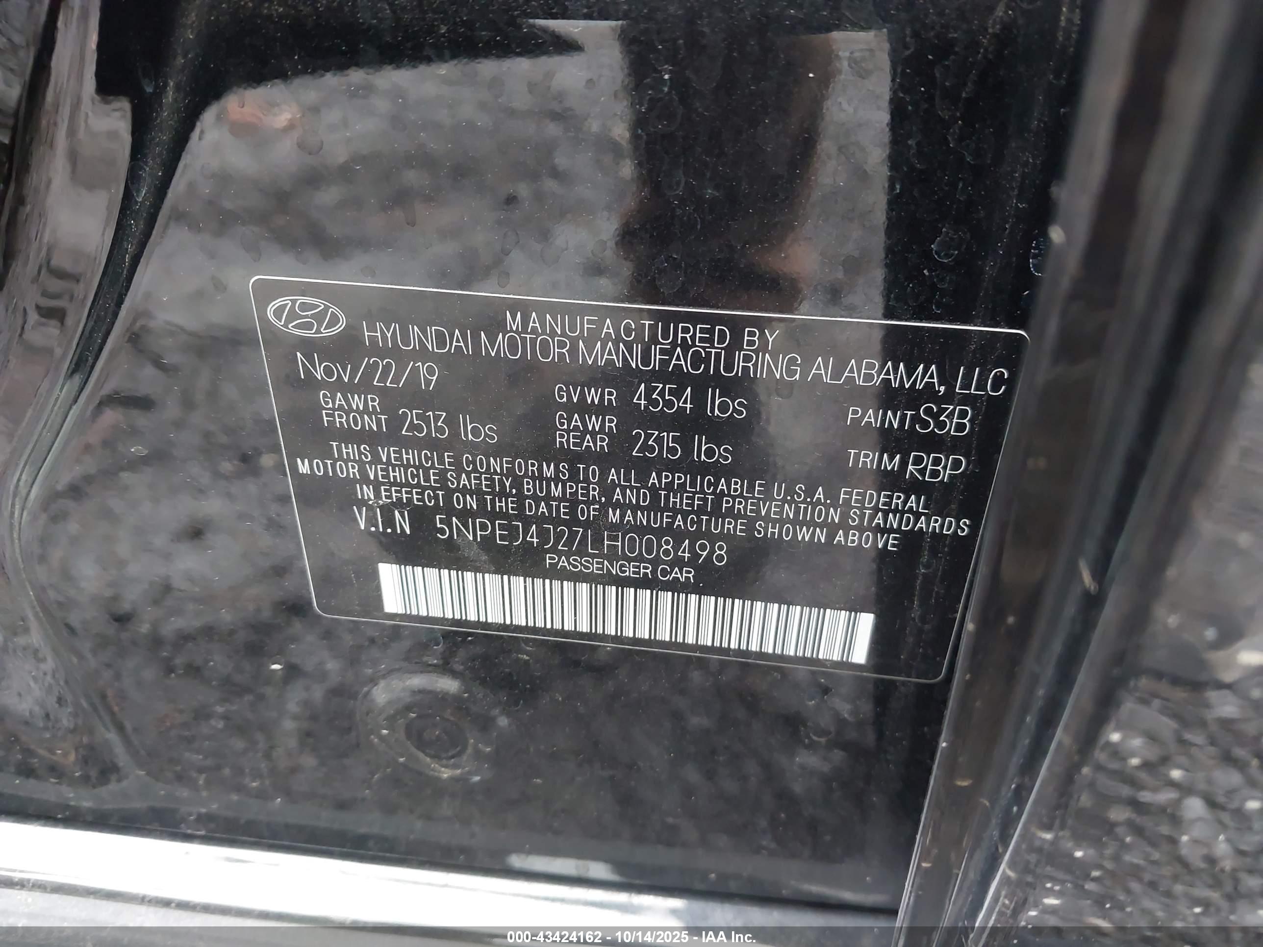 HYUNDAI SONATA image 9