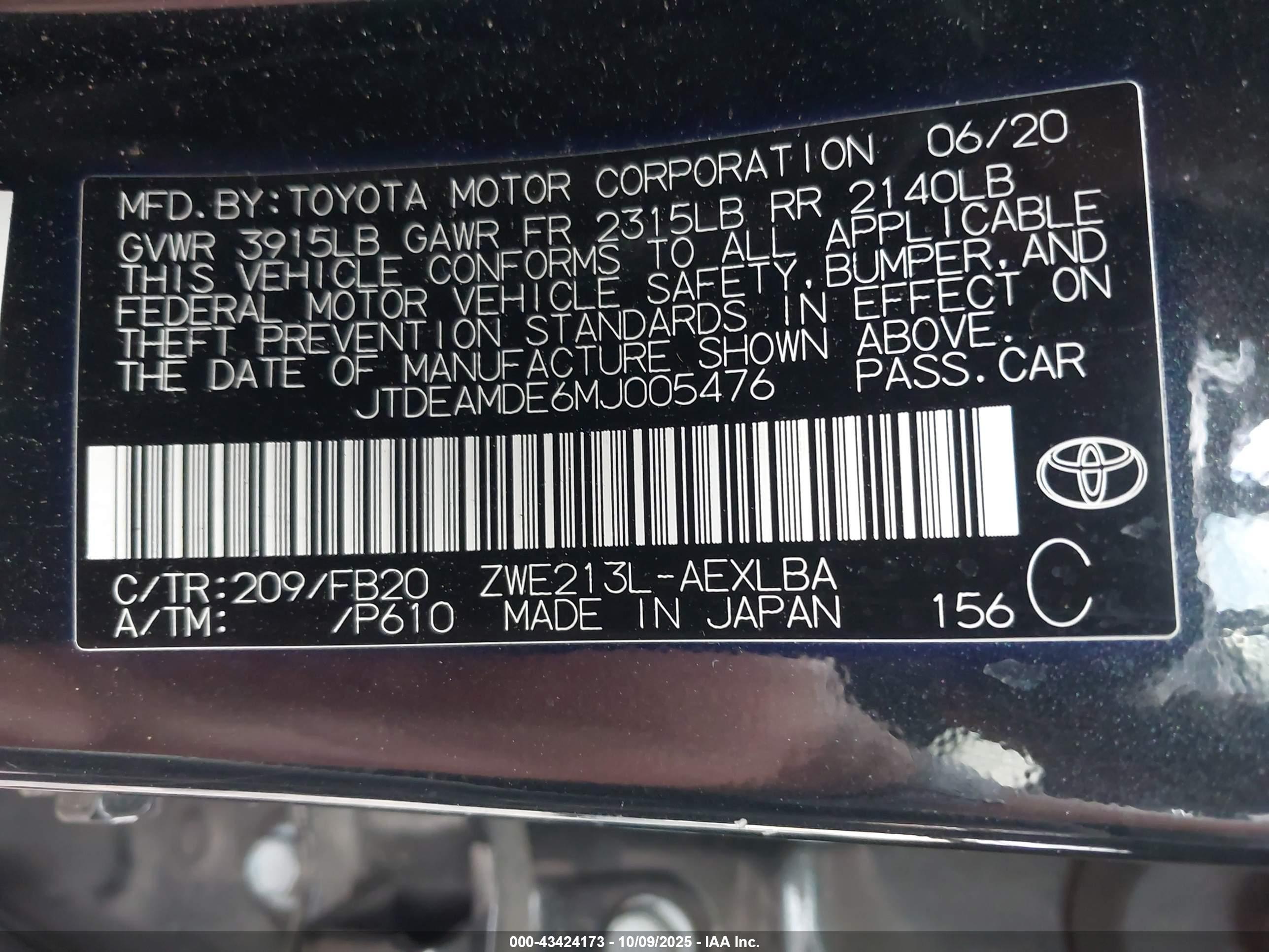TOYOTA COROLLA image 9