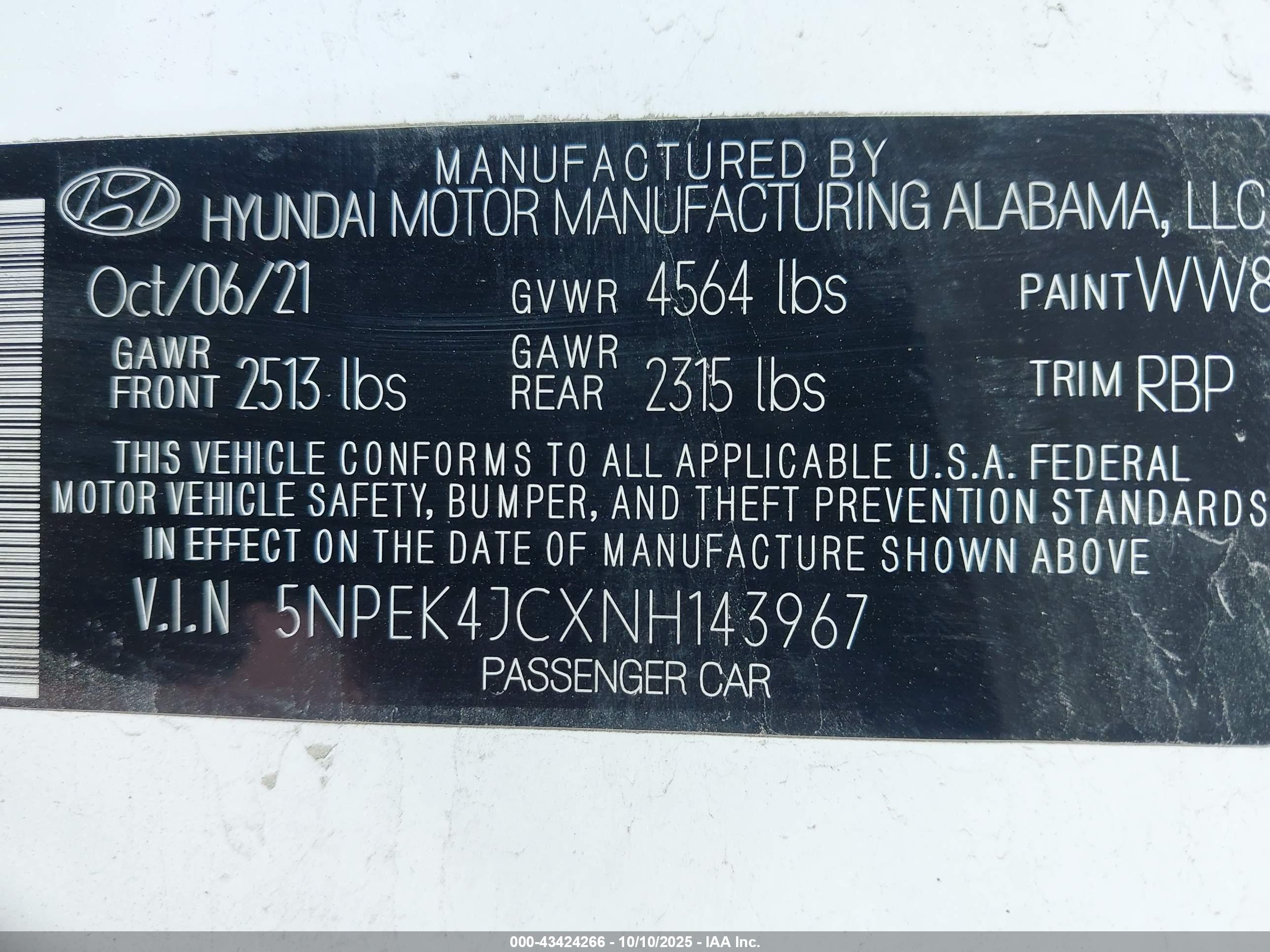 HYUNDAI SONATA image 9