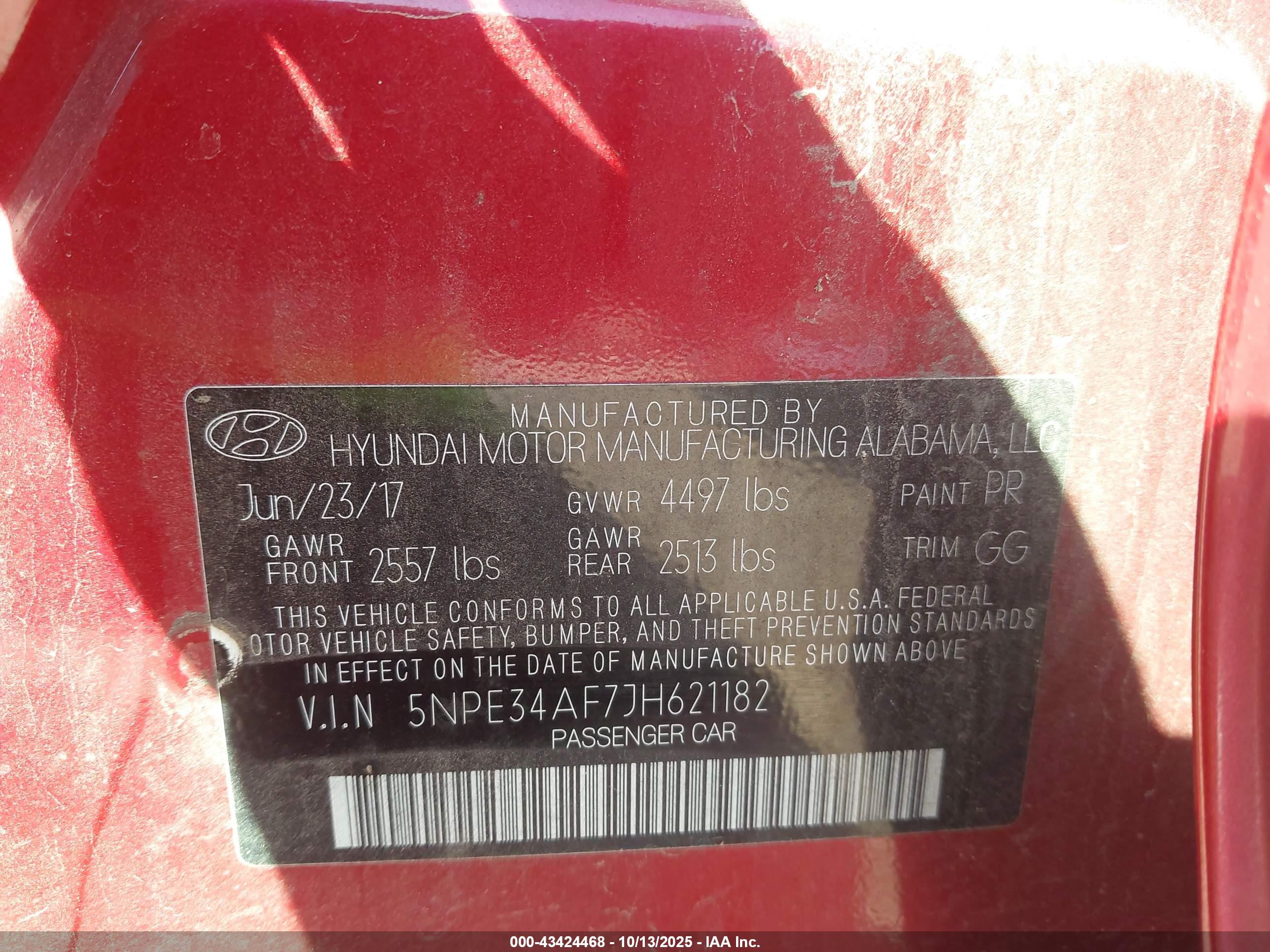 HYUNDAI SONATA image 9