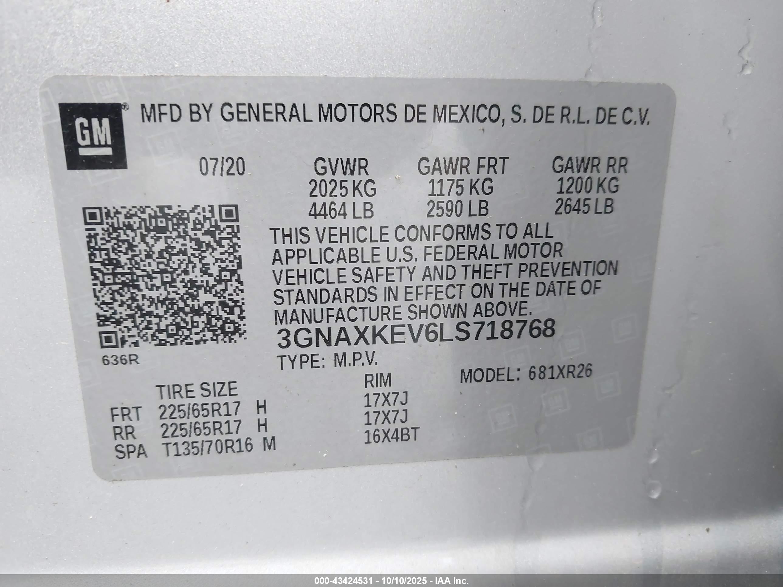 CHEVROLET EQUINOX image 9