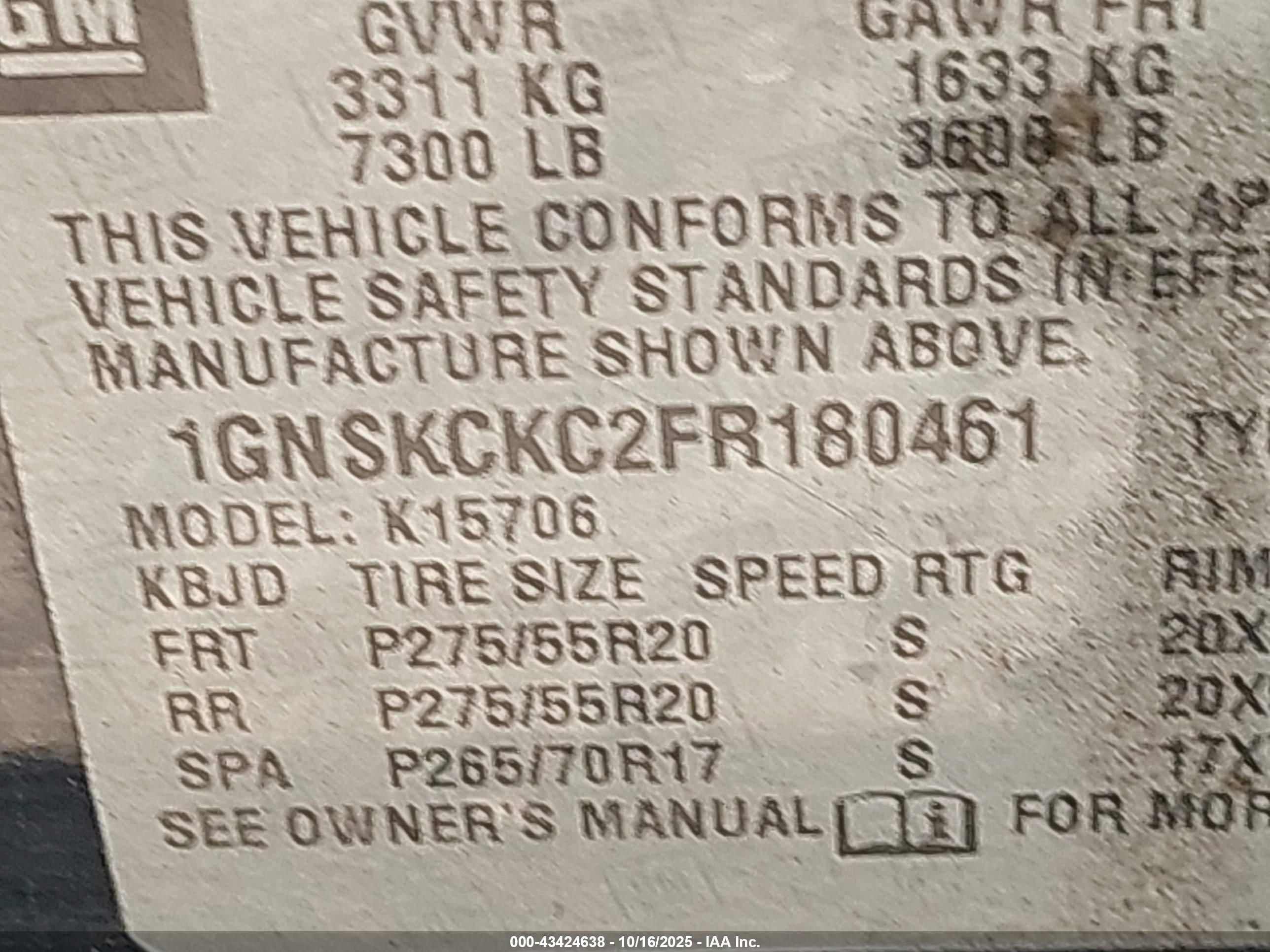 CHEVROLET TAHOE image 9
