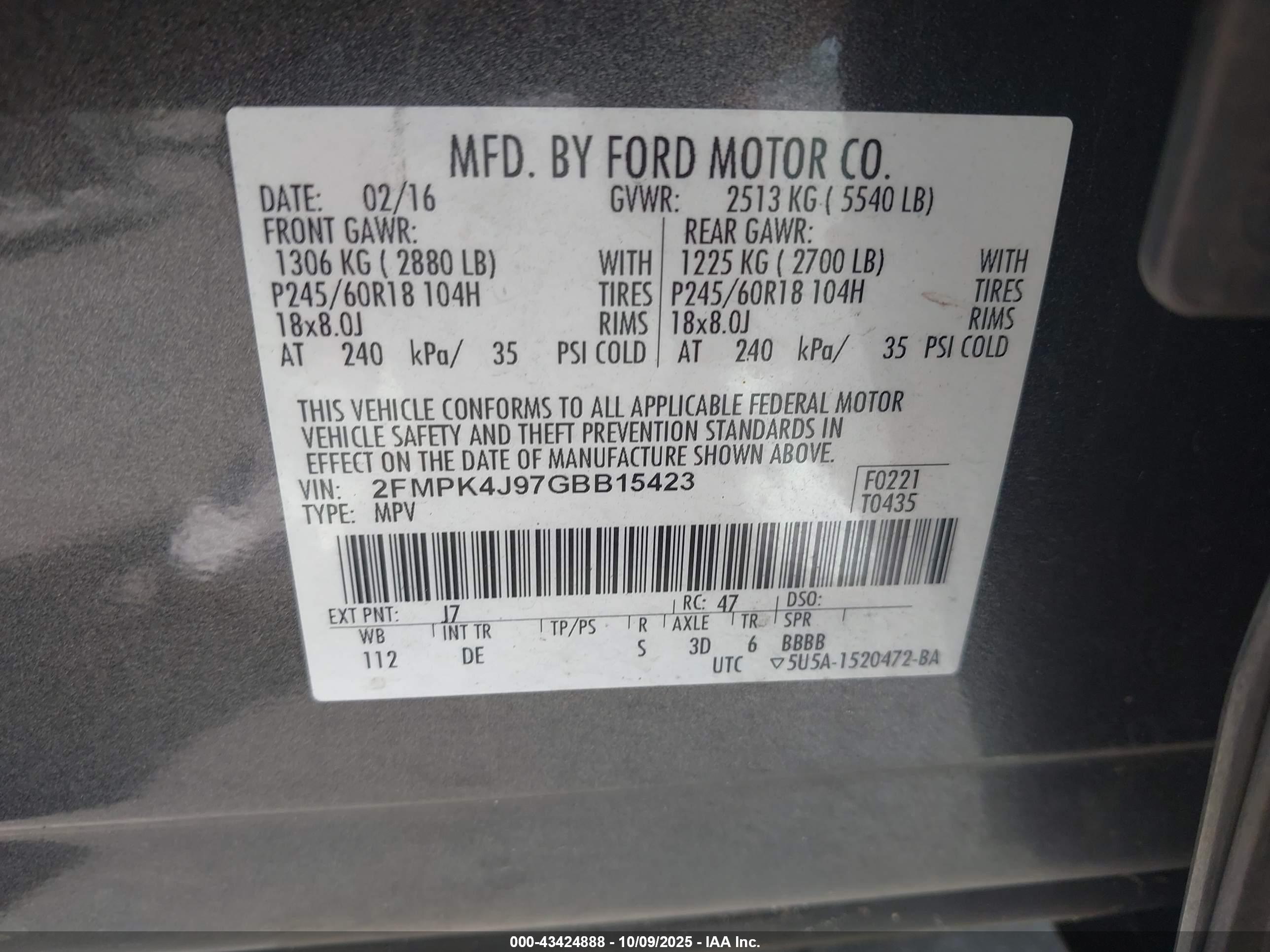 FORD EDGE image 9