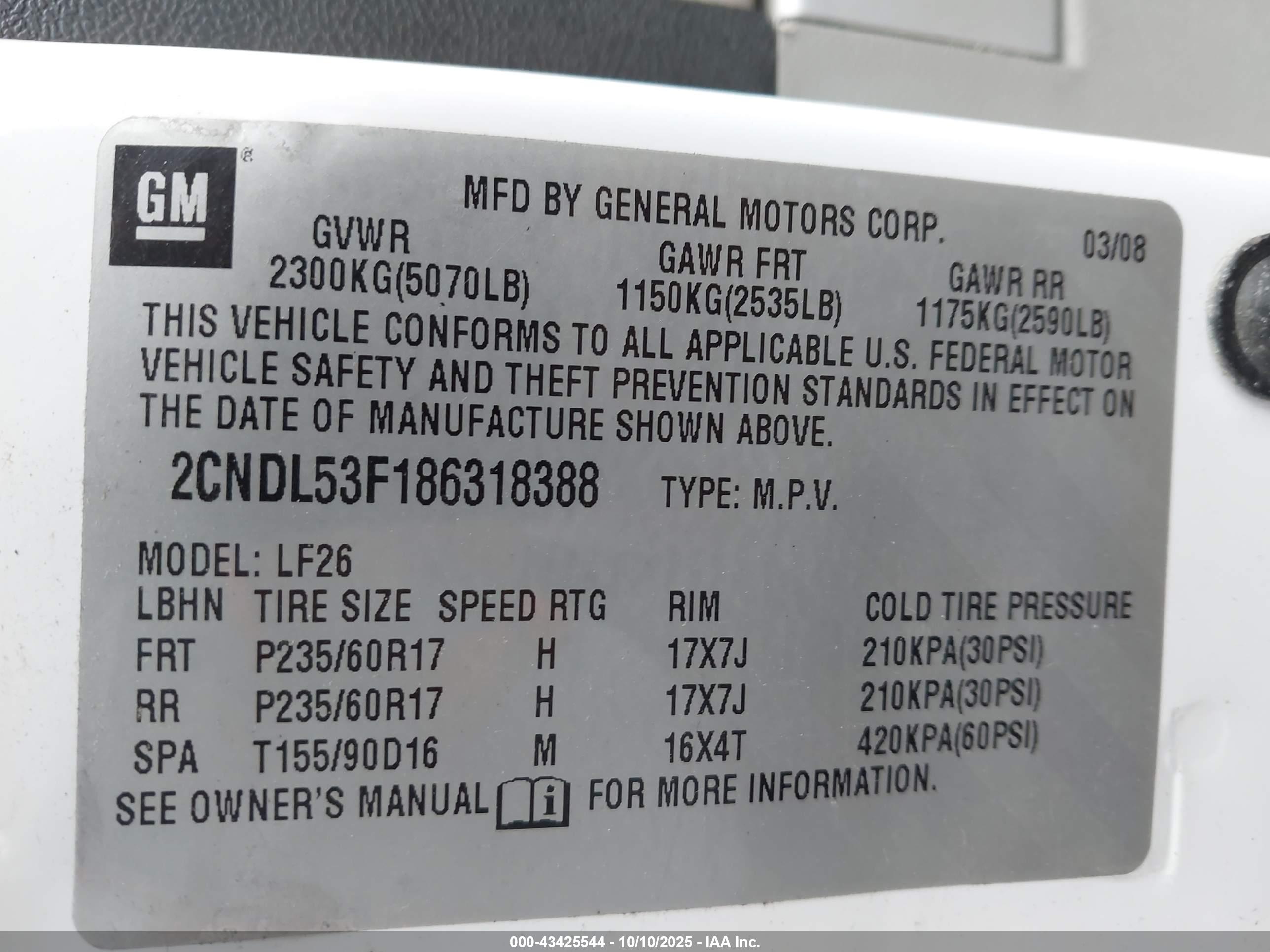 CHEVROLET EQUINOX image 9
