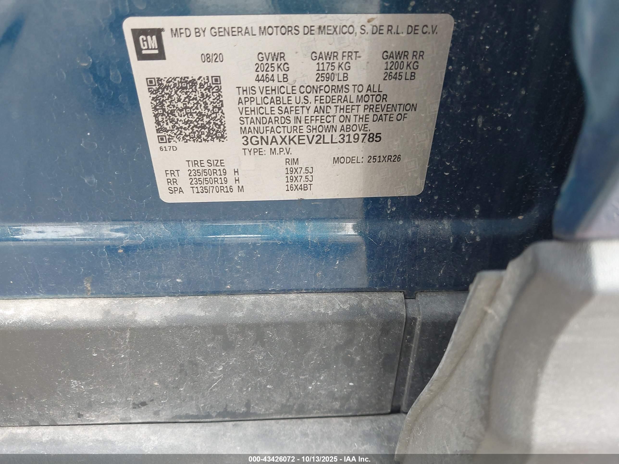 CHEVROLET EQUINOX image 9