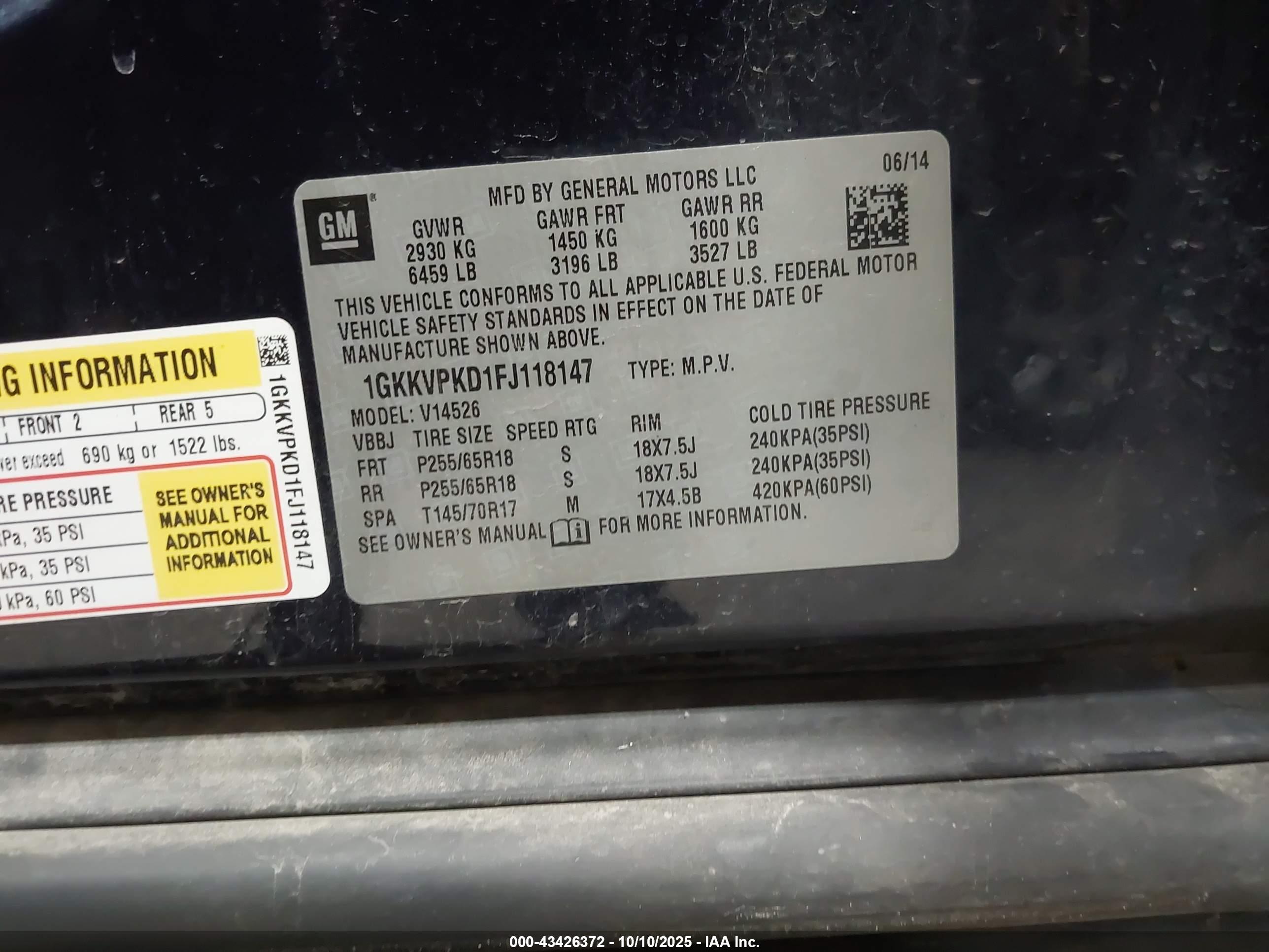 GMC ACADIA image 9