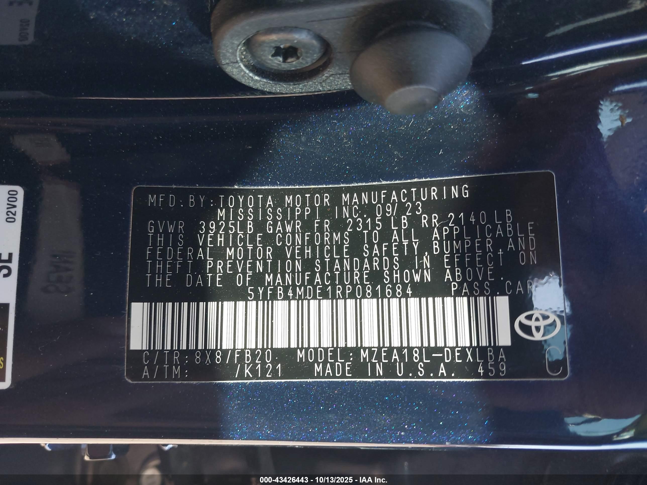 TOYOTA COROLLA image 9