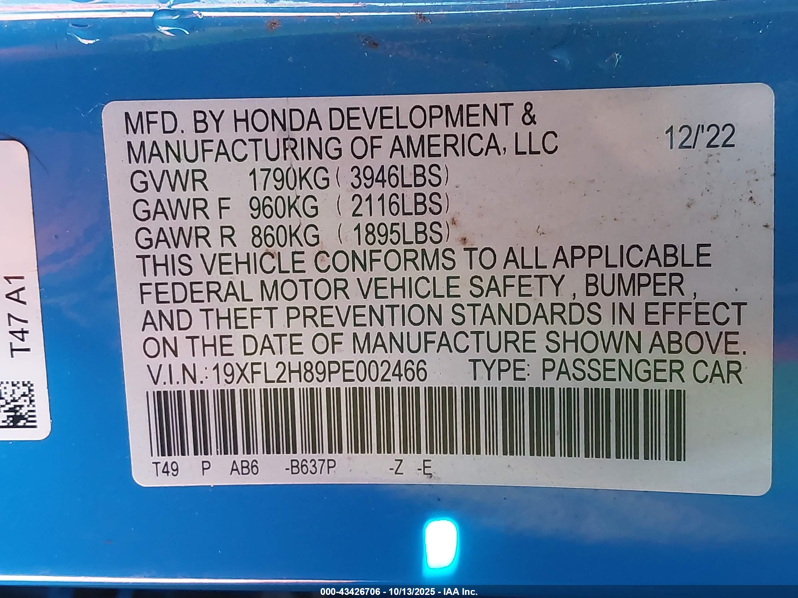 HONDA CIVIC image 9