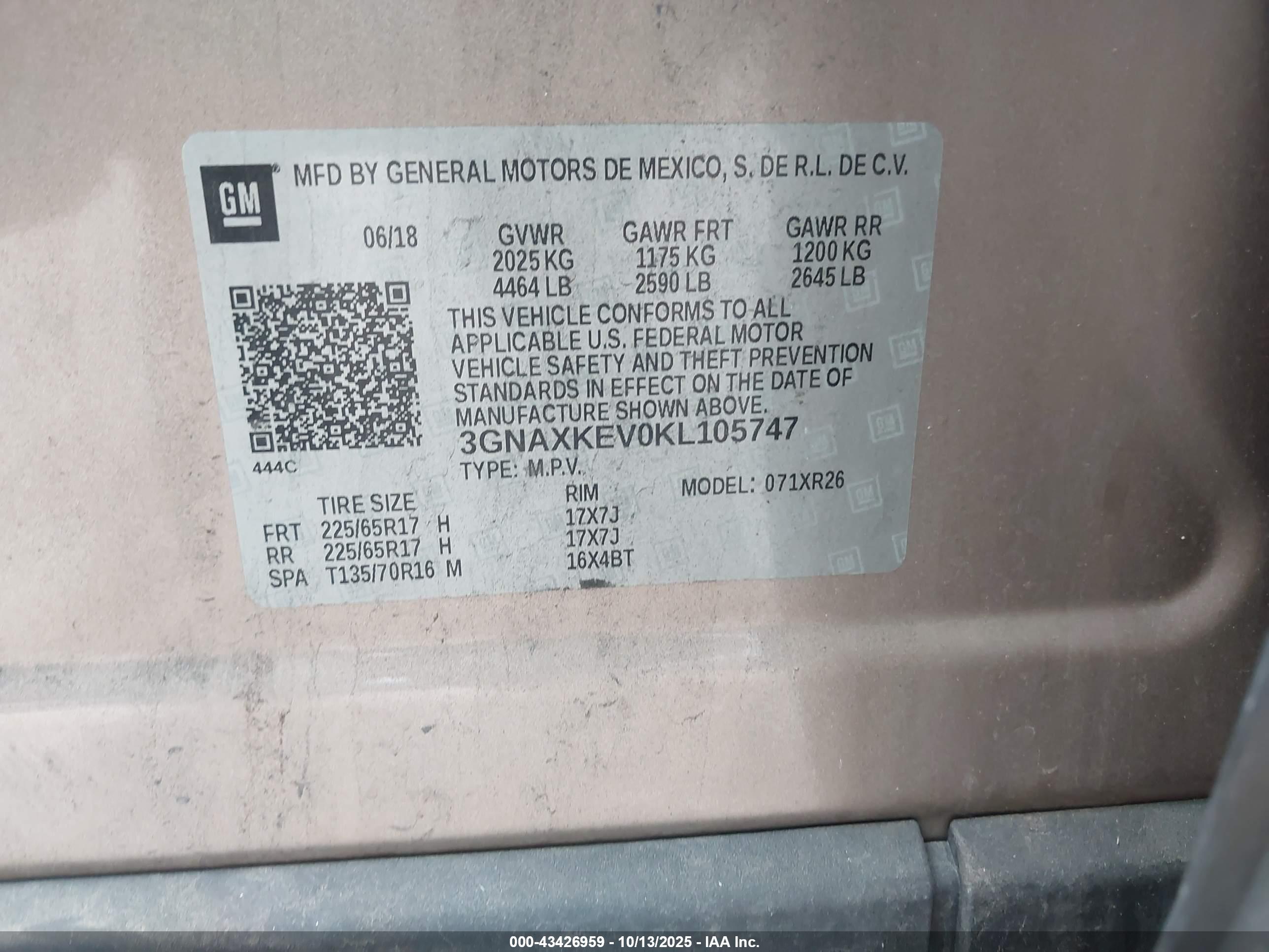 CHEVROLET EQUINOX image 9