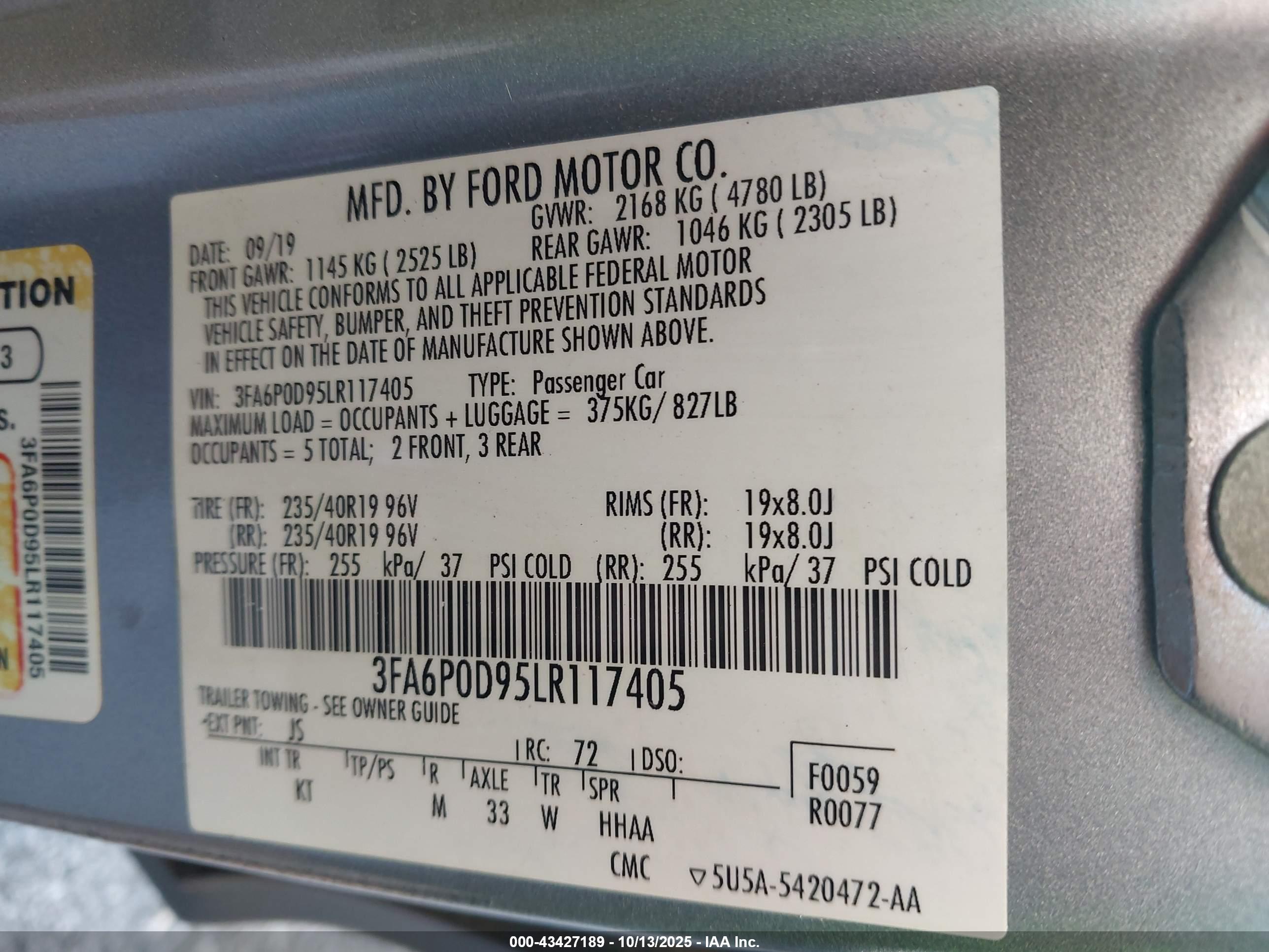 FORD FUSION image 9