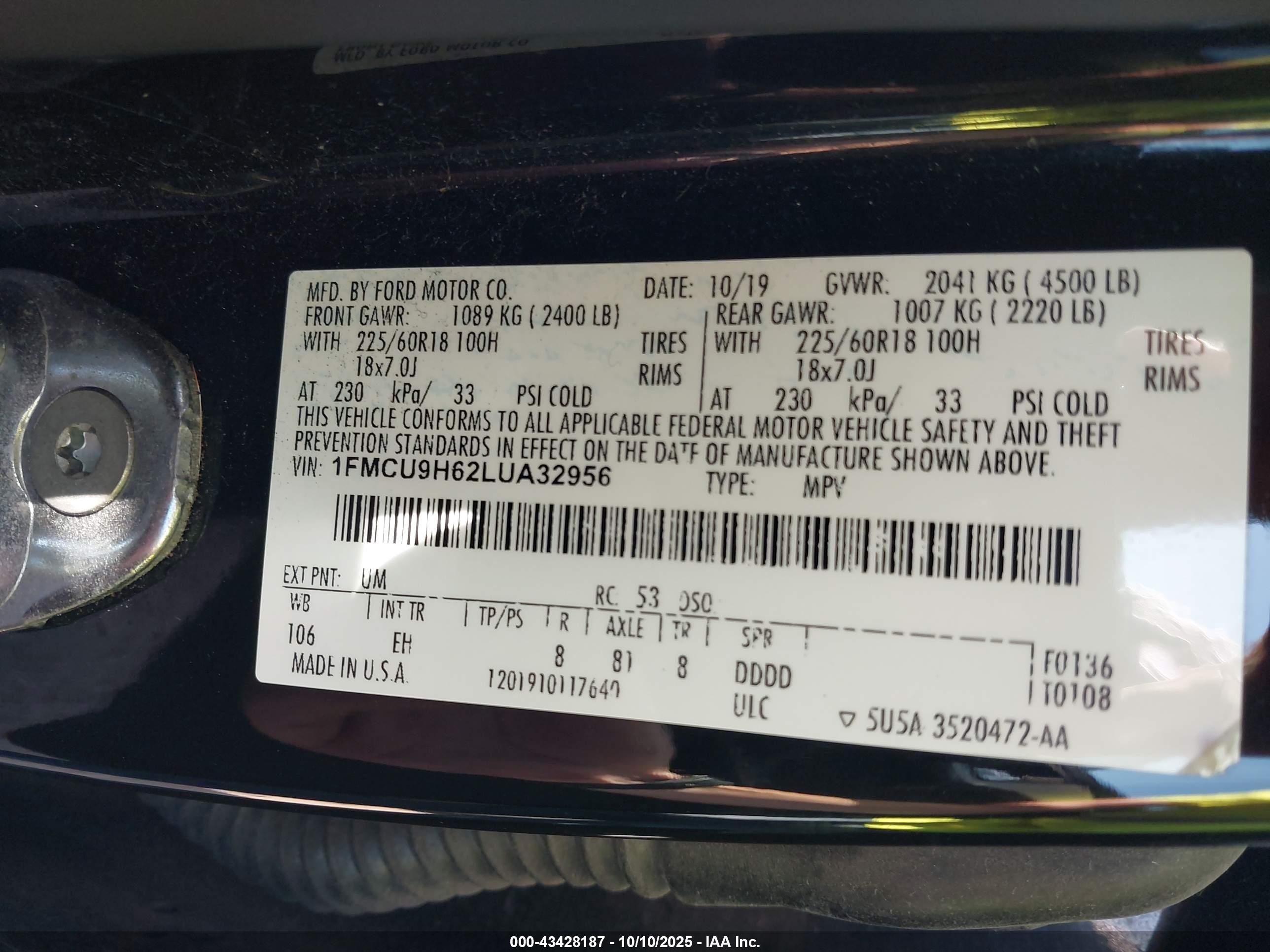 FORD ESCAPE image 9