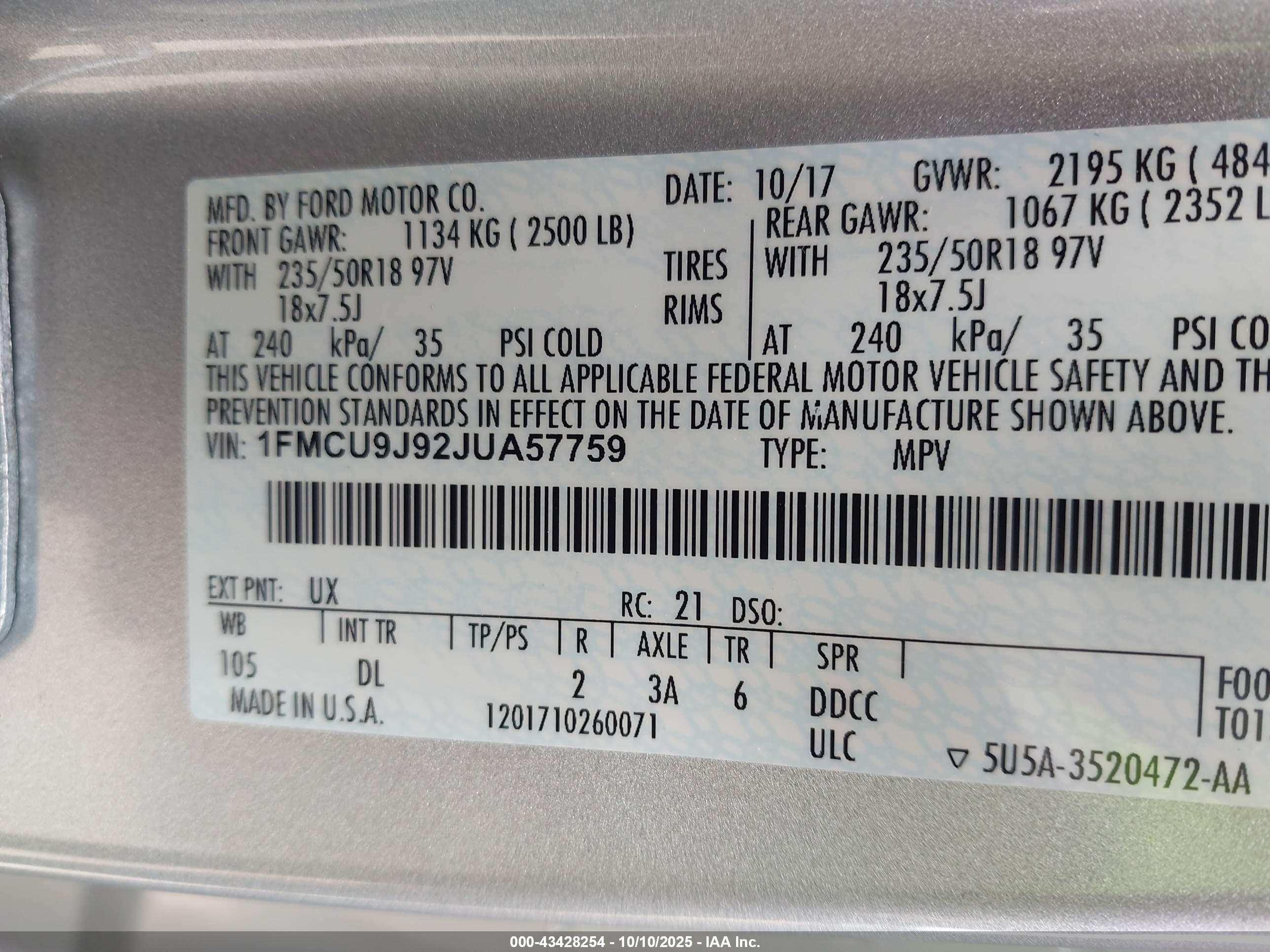 FORD ESCAPE image 9