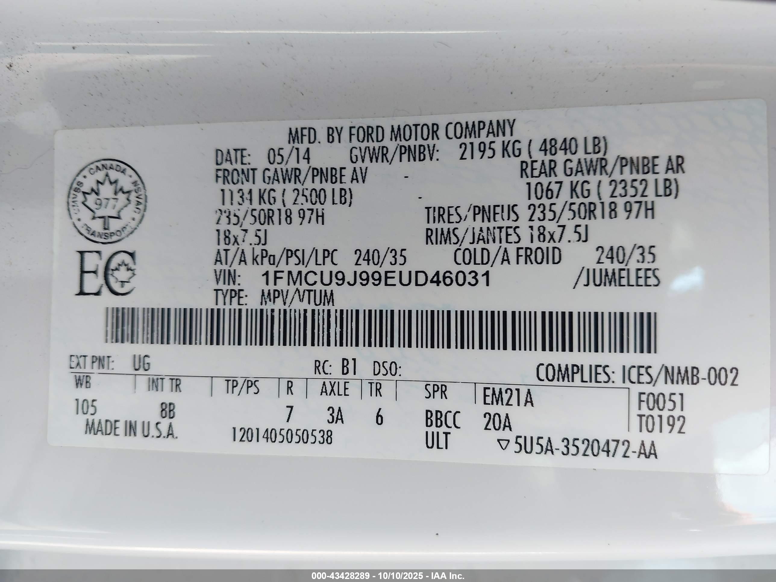 FORD ESCAPE image 9