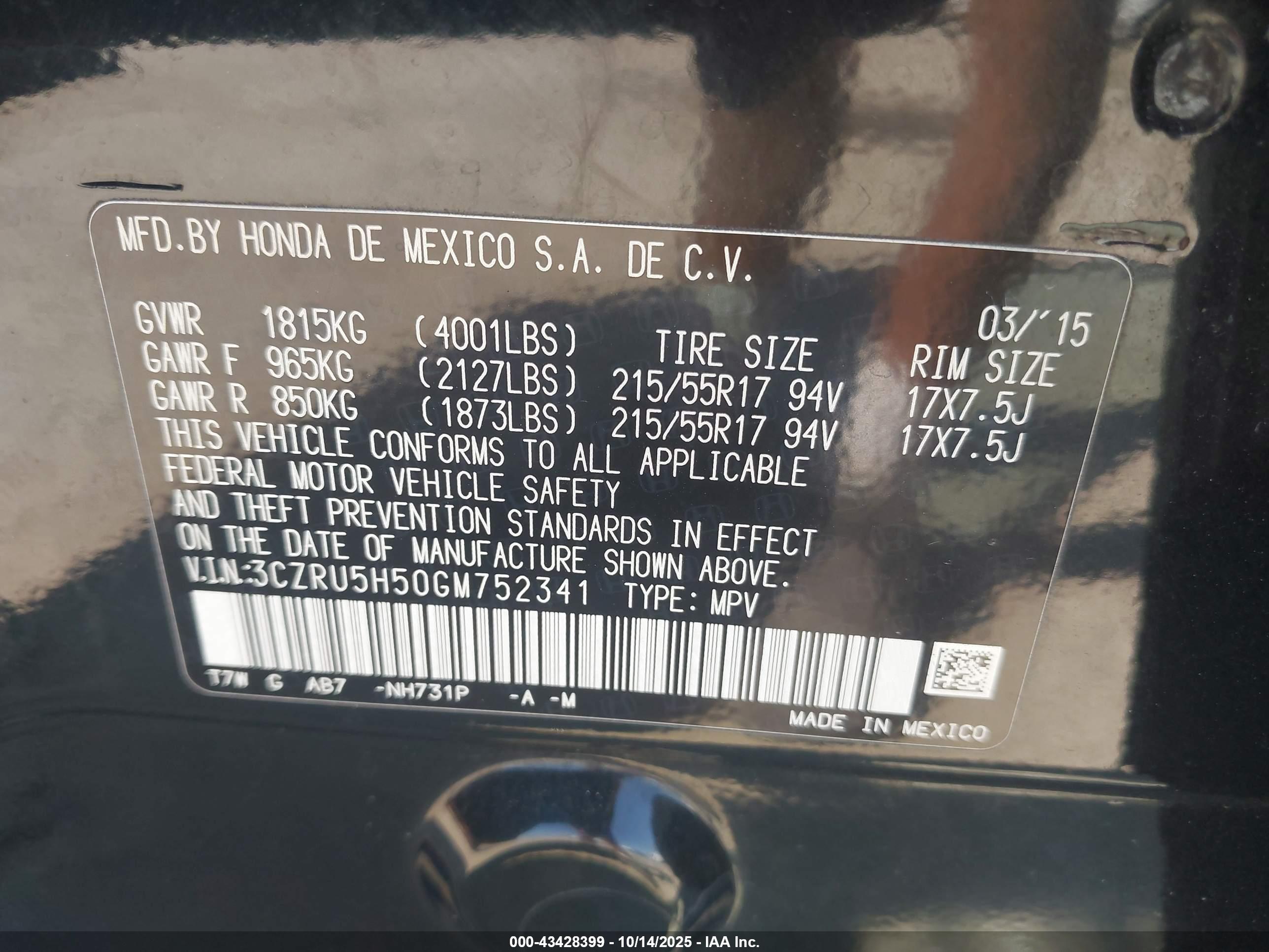 HONDA HR-V image 9