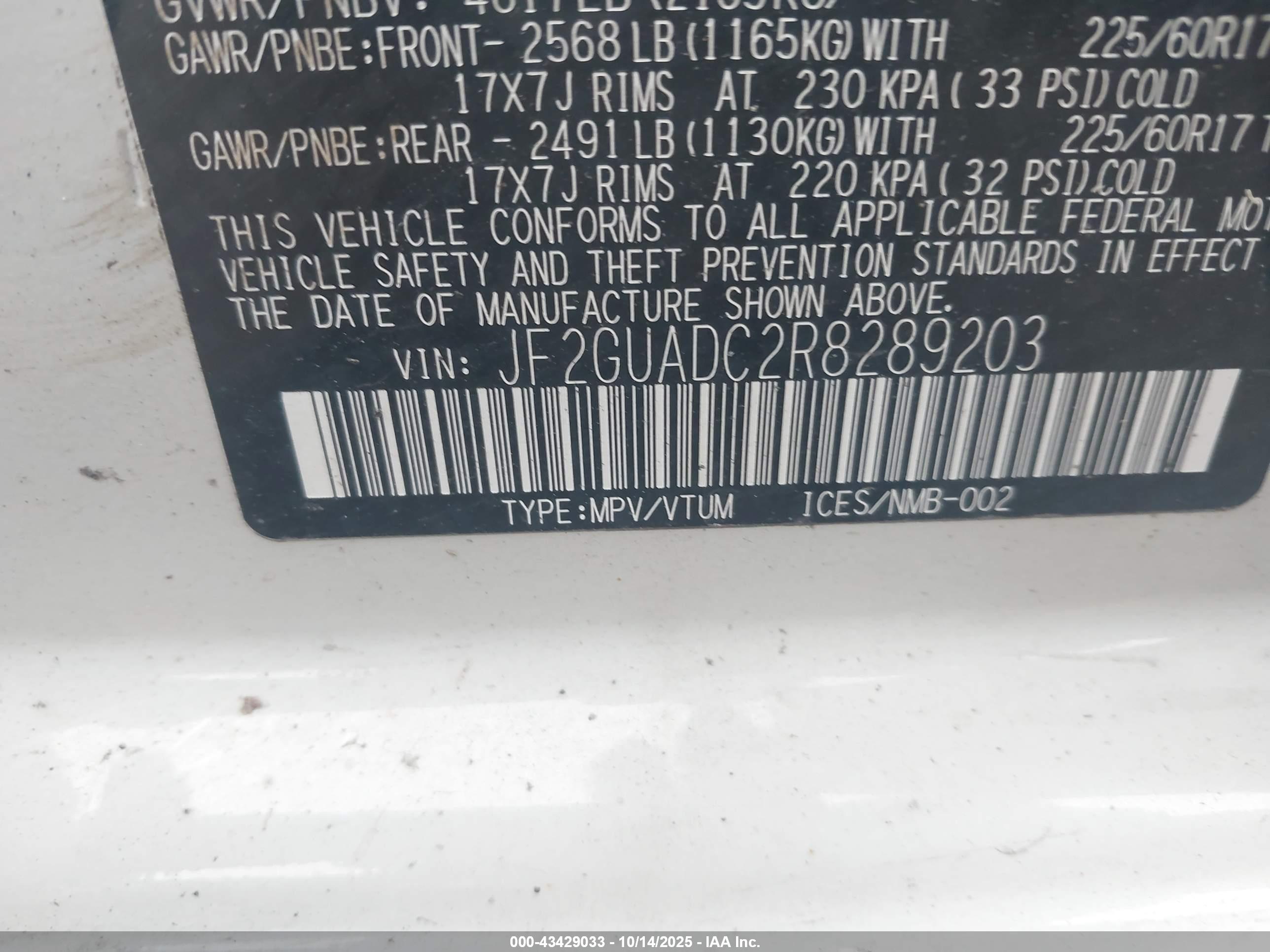 SUBARU CROSSTREK image 9