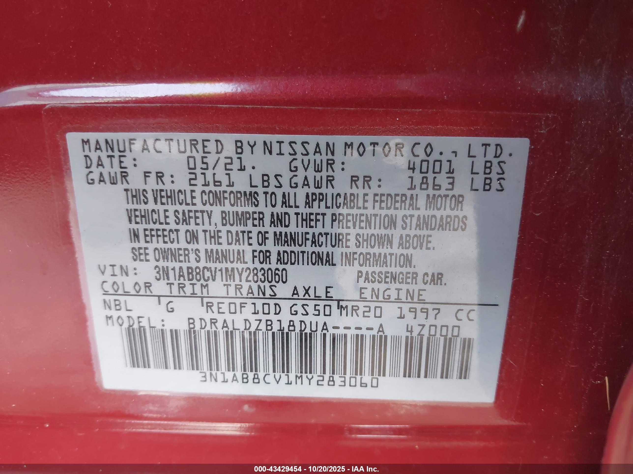 NISSAN SENTRA image 9