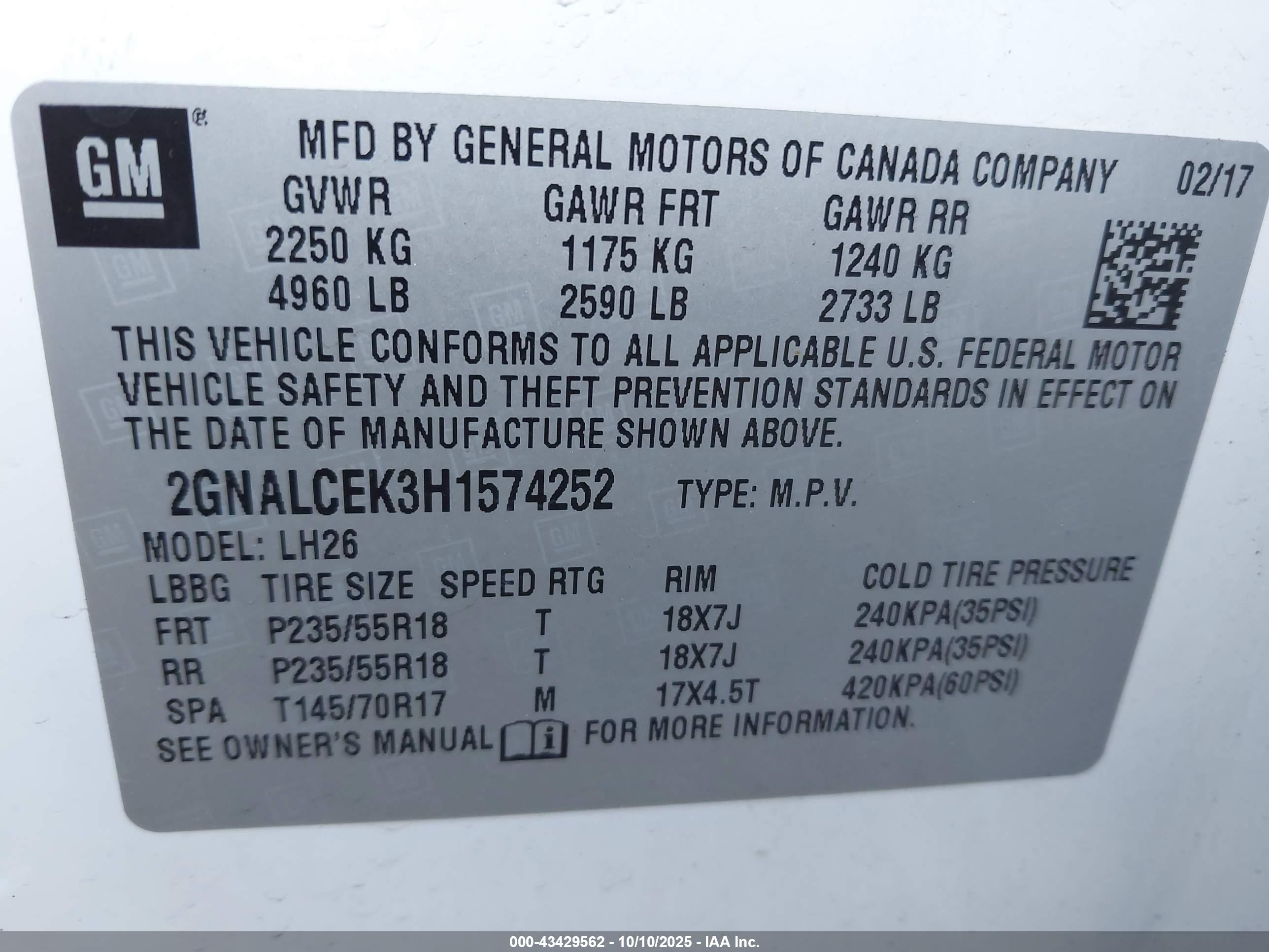 CHEVROLET EQUINOX image 9