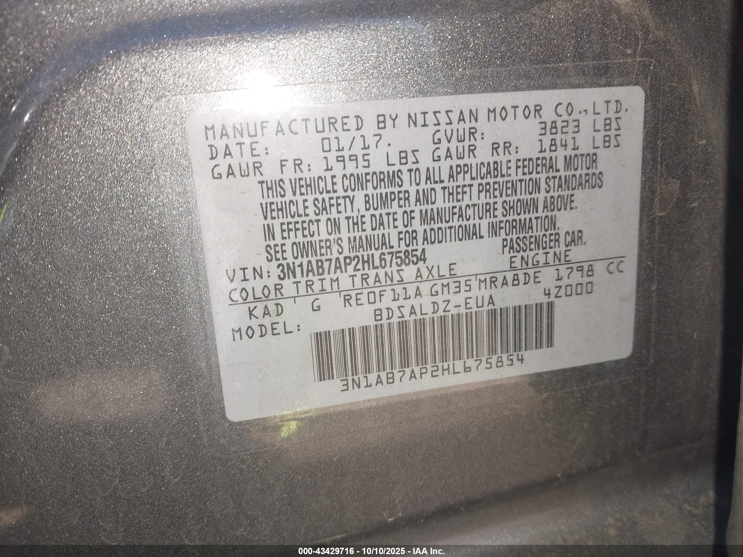 NISSAN SENTRA image 9