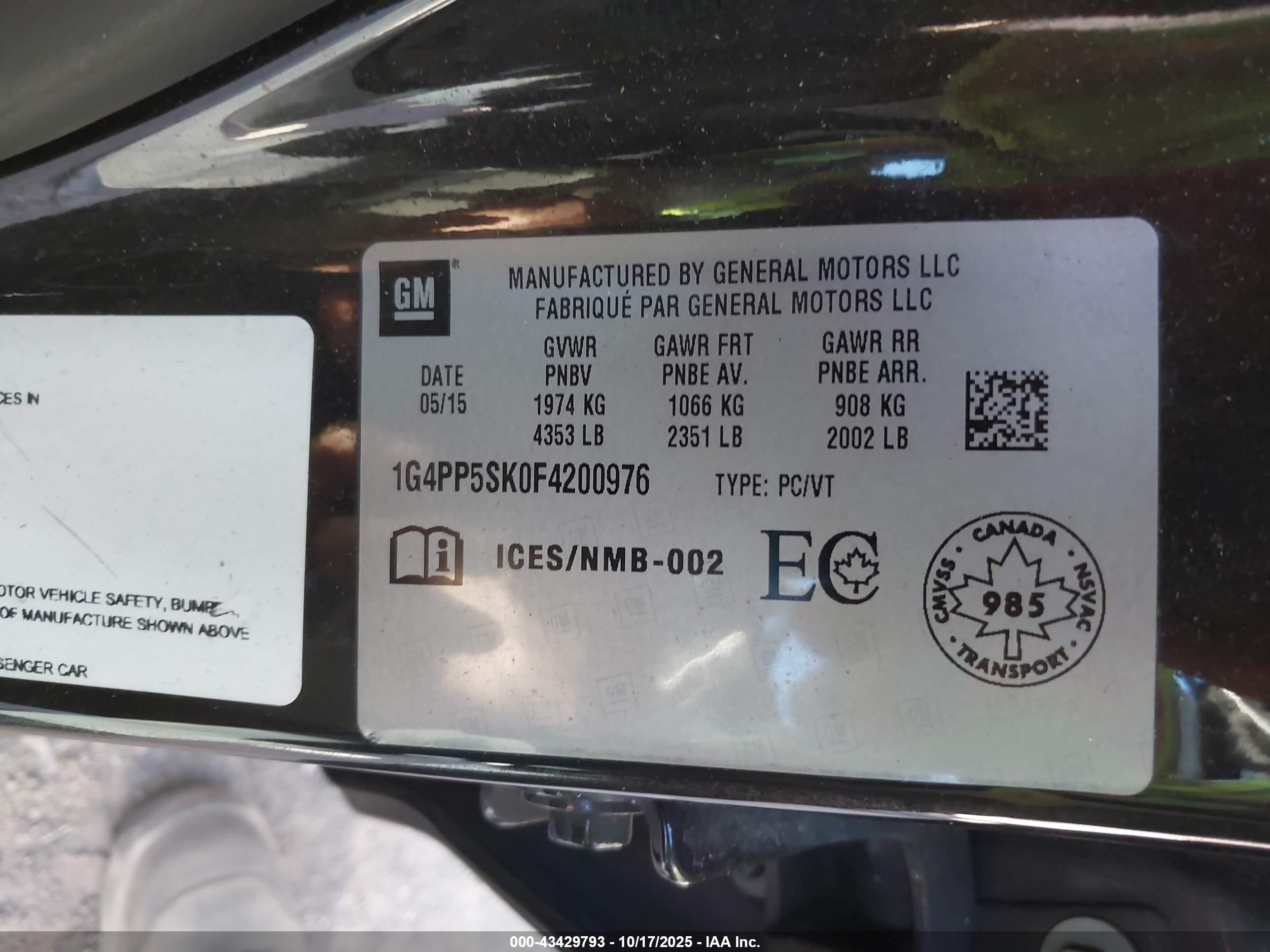 BUICK VERANO image 9