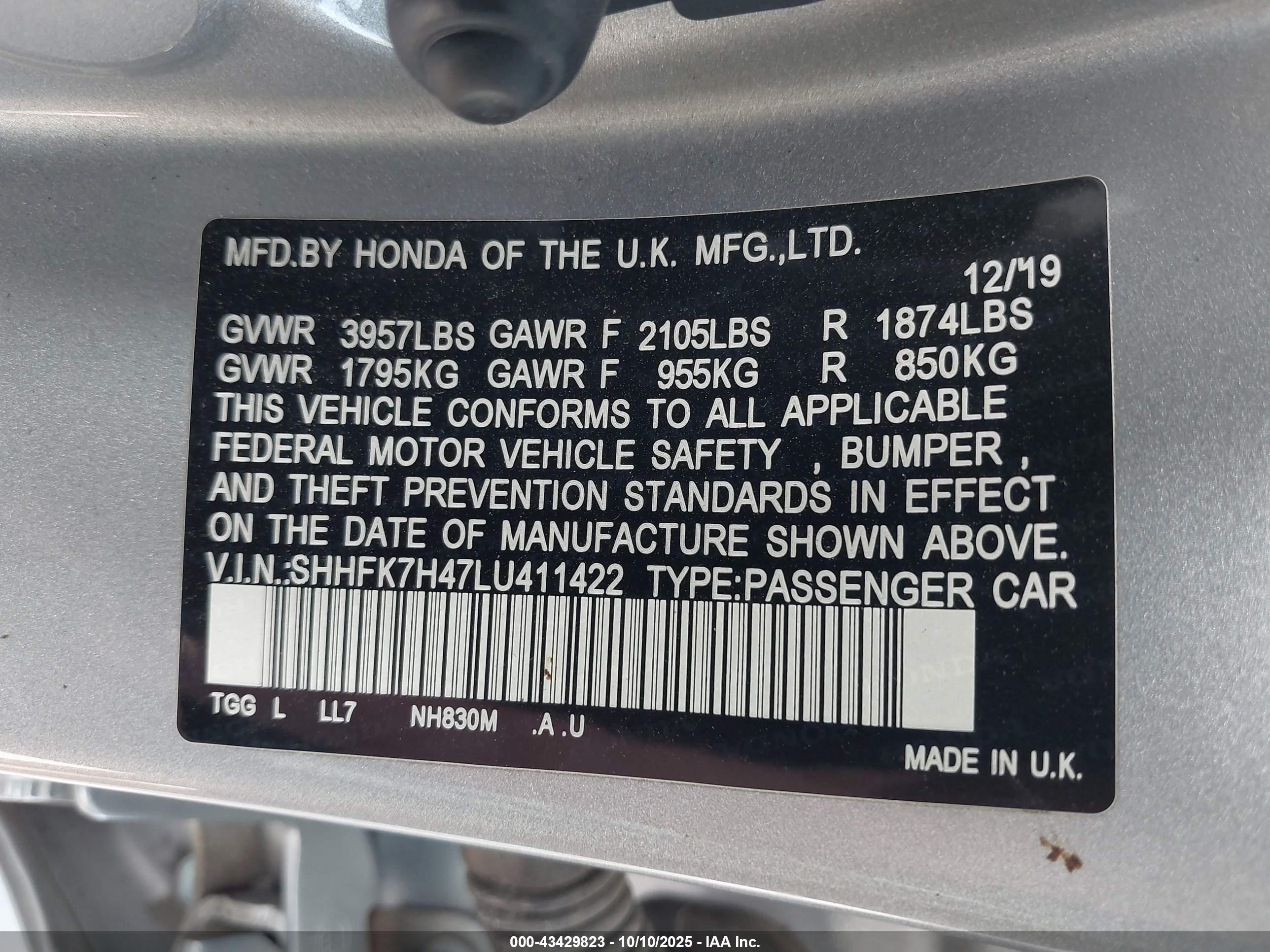 HONDA CIVIC image 9