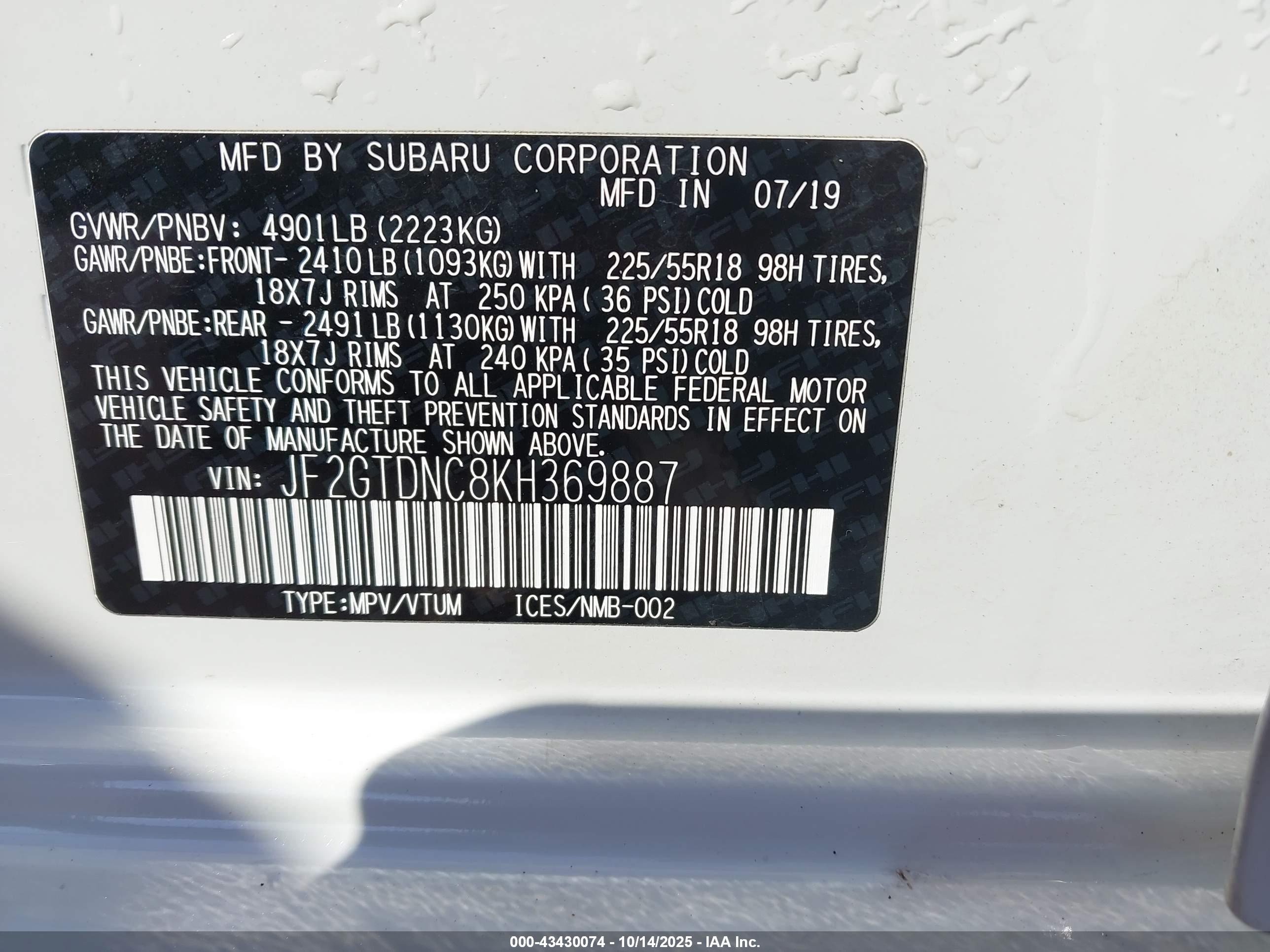 SUBARU CROSSTREK image 9