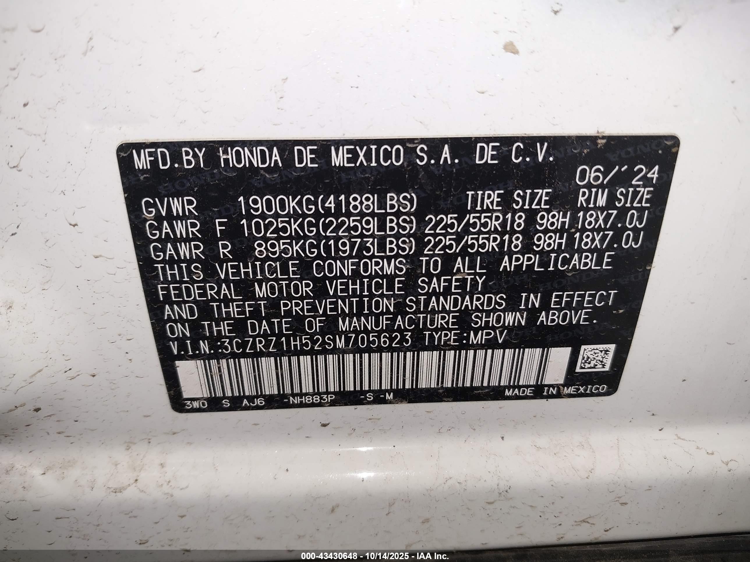 HONDA HR-V image 9