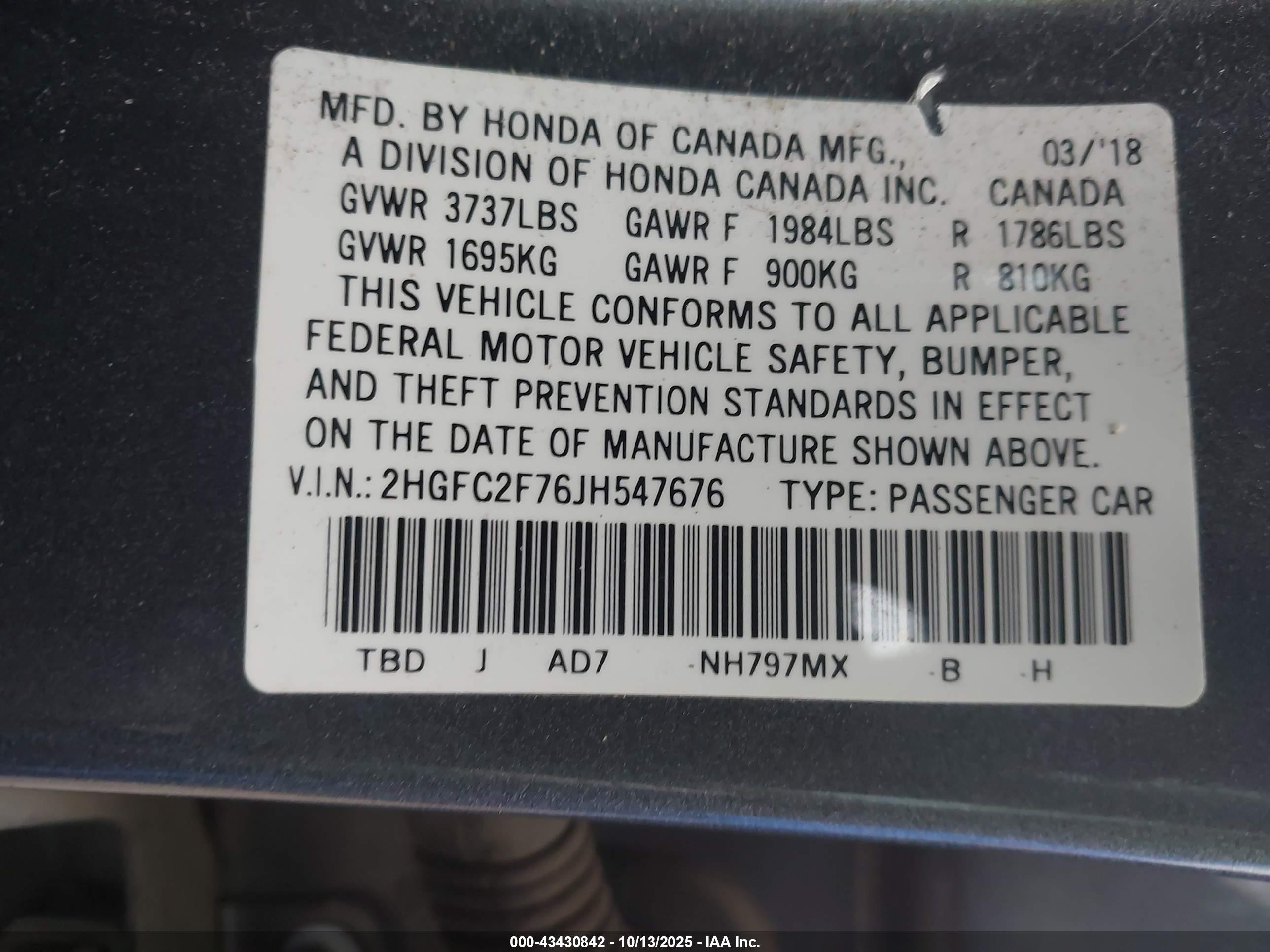 HONDA CIVIC image 9