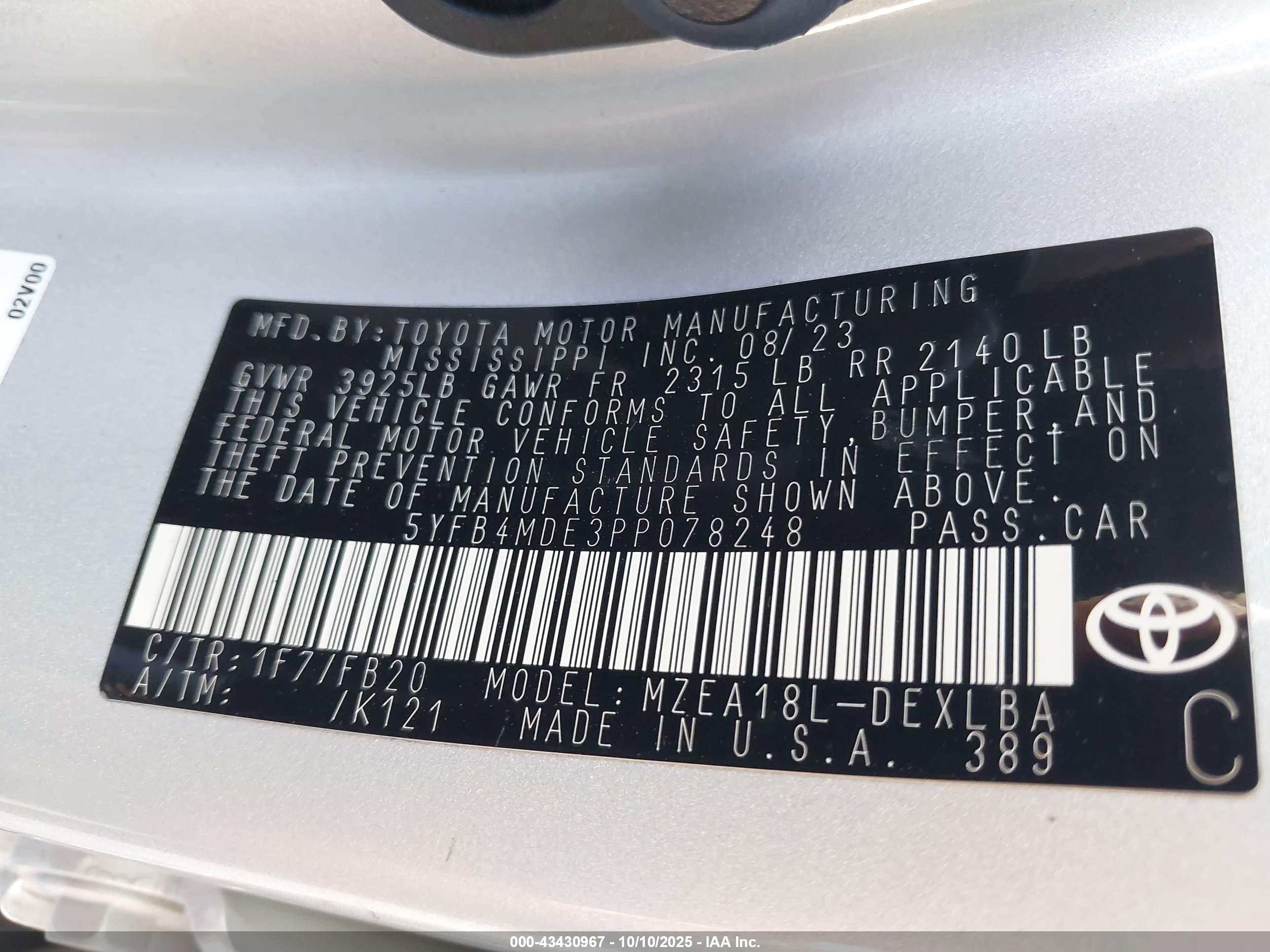 TOYOTA COROLLA image 9