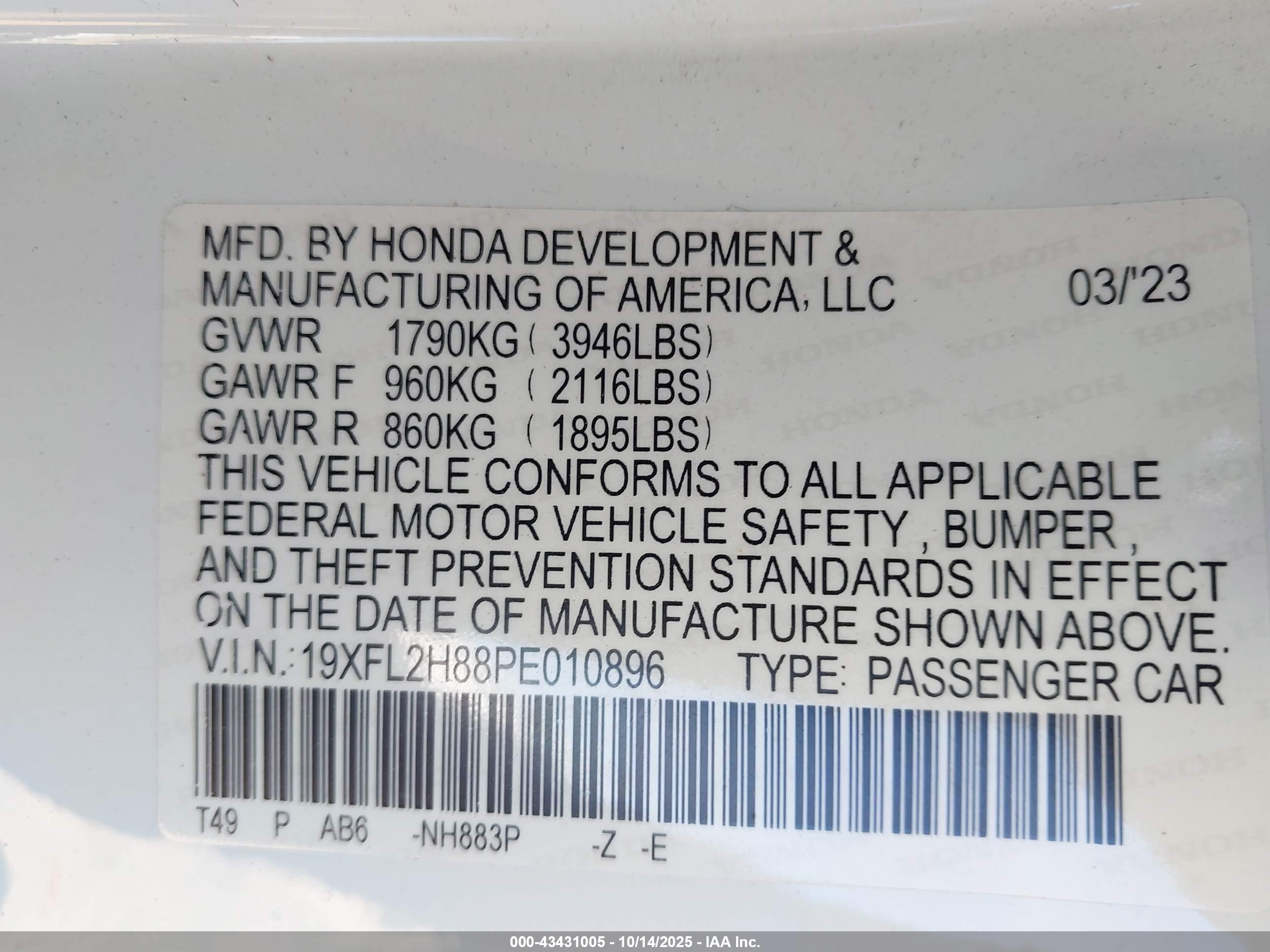HONDA CIVIC image 9
