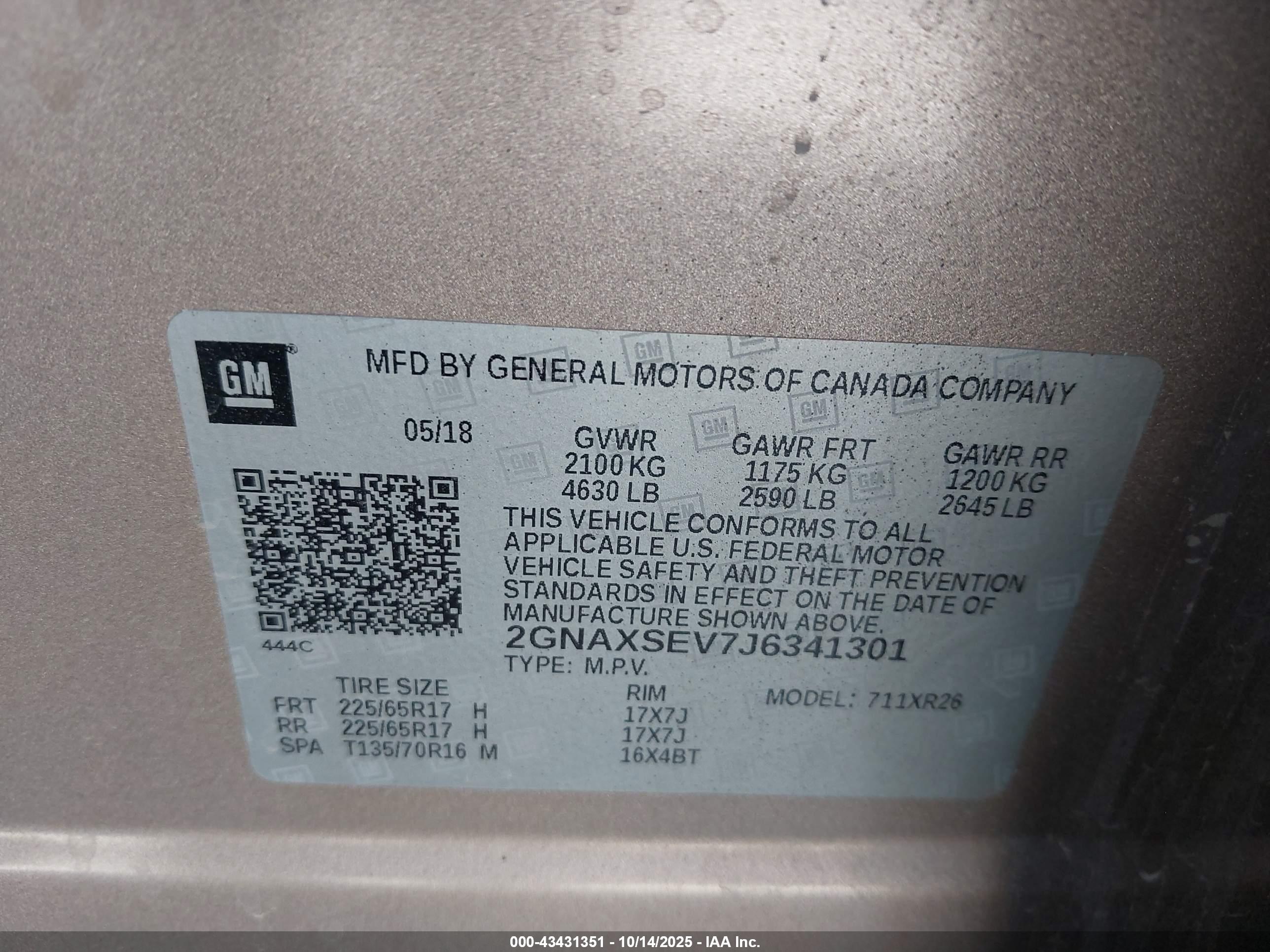 CHEVROLET EQUINOX image 9