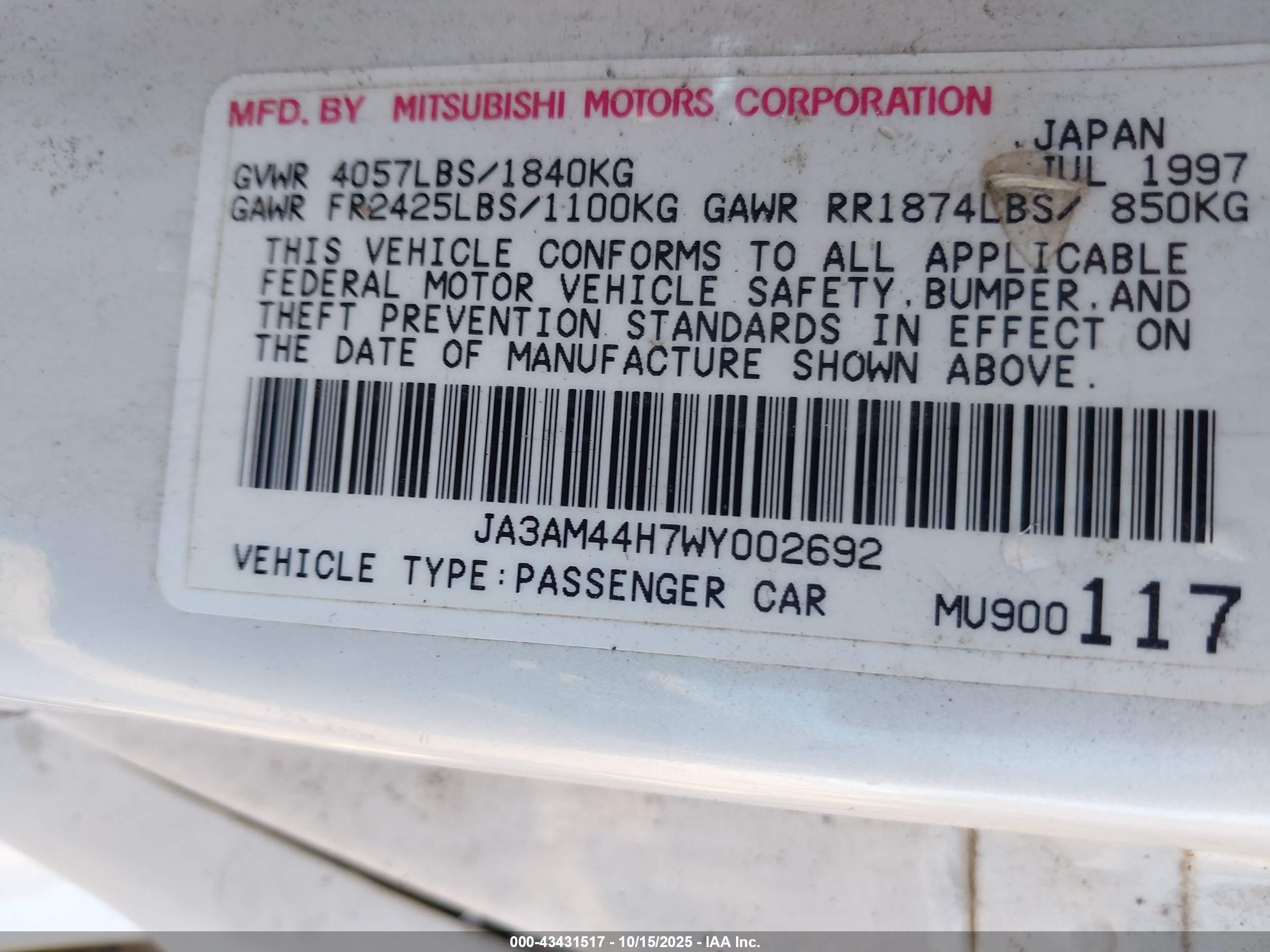 MITSUBISHI 3000 image 9