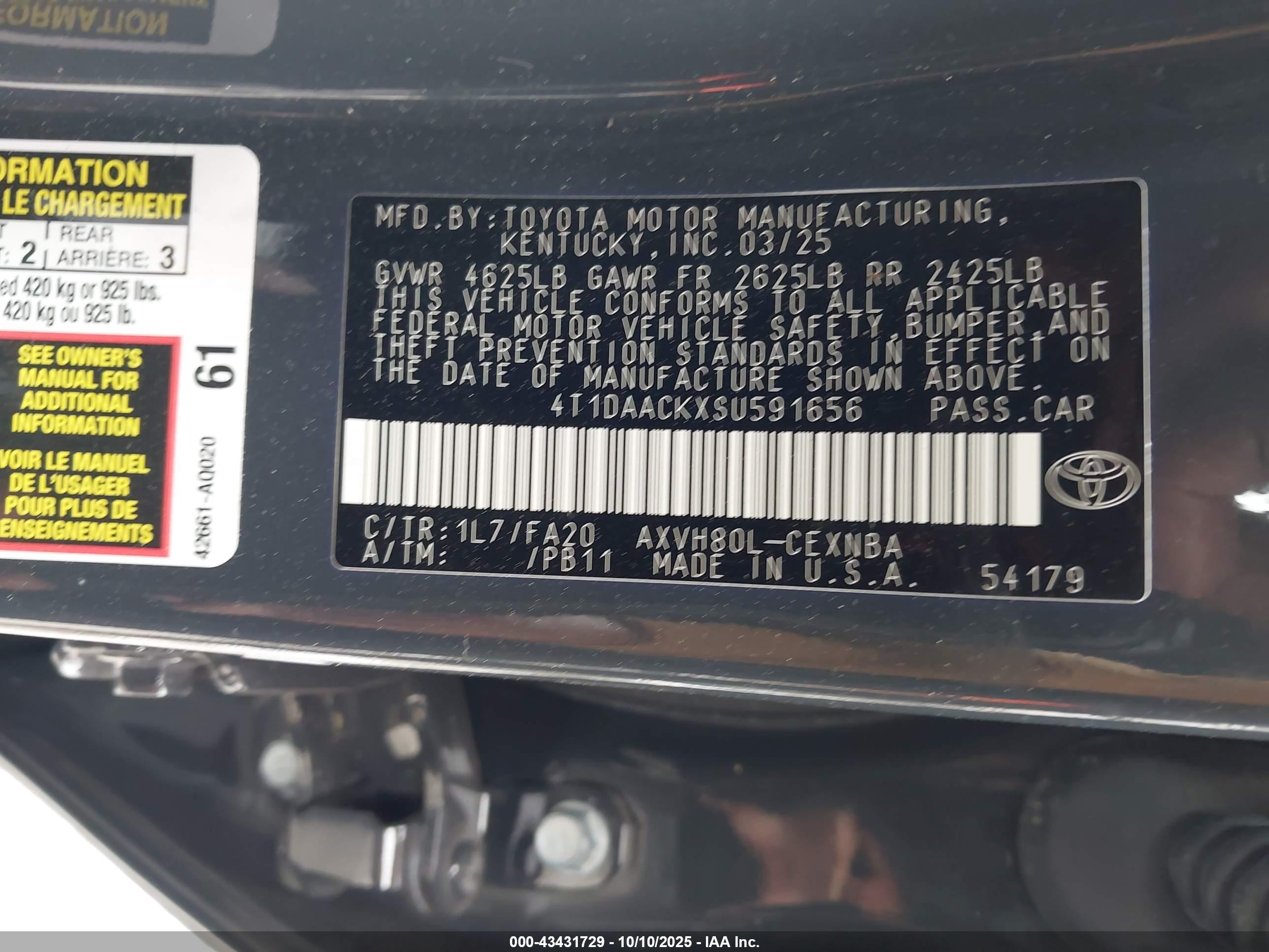 TOYOTA CAMRY image 9