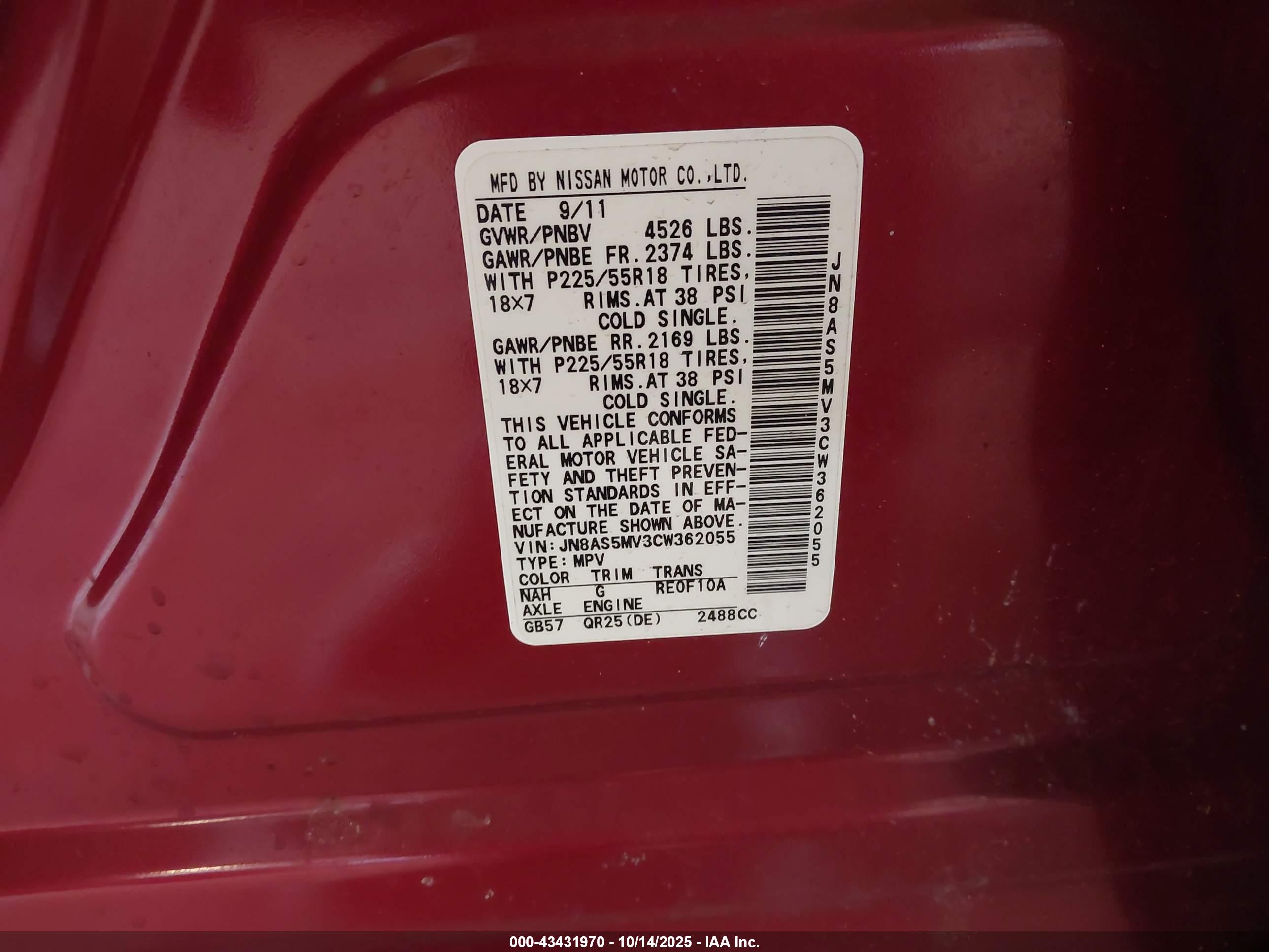 NISSAN ROGUE image 9