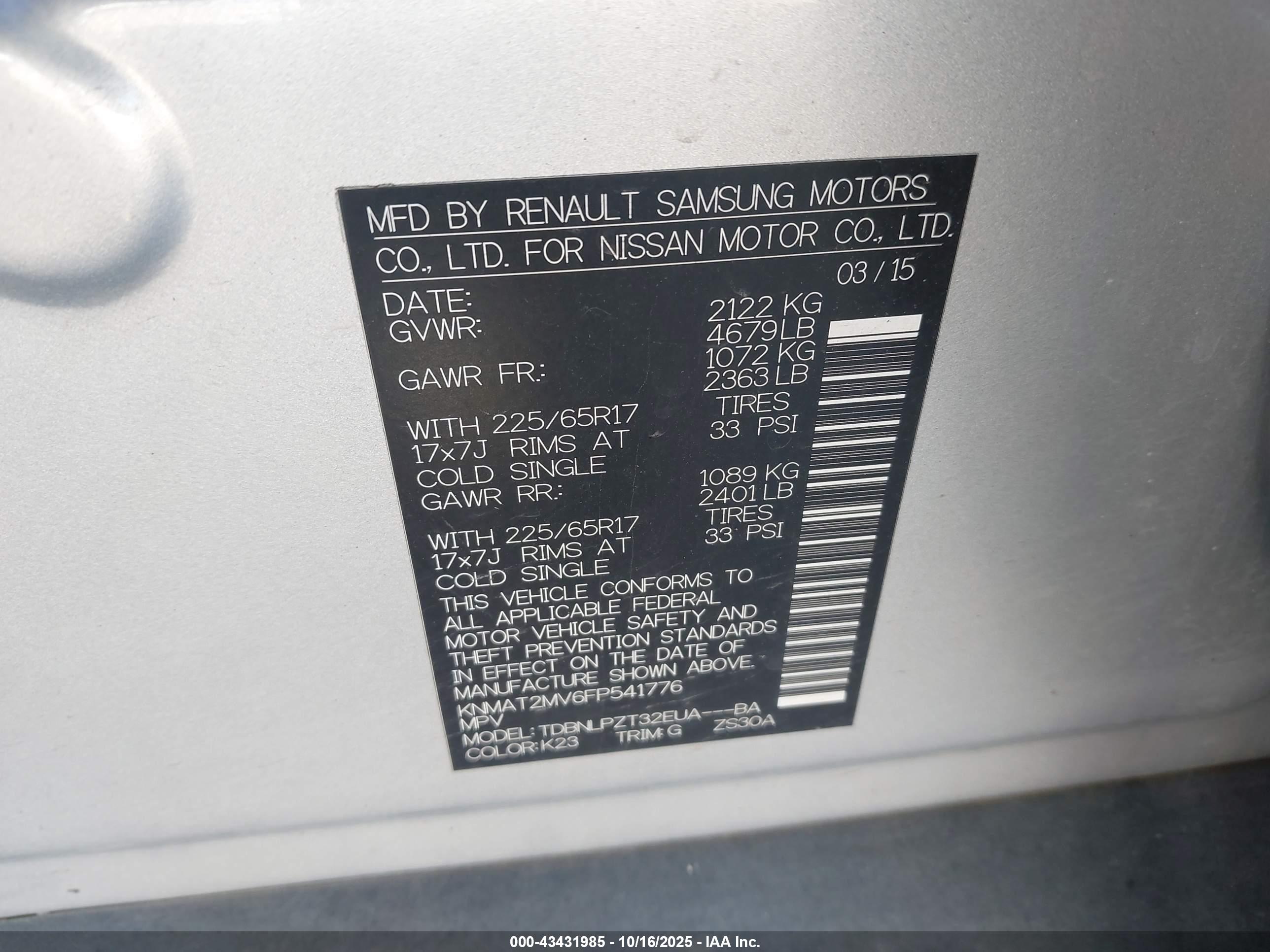 NISSAN ROGUE image 9